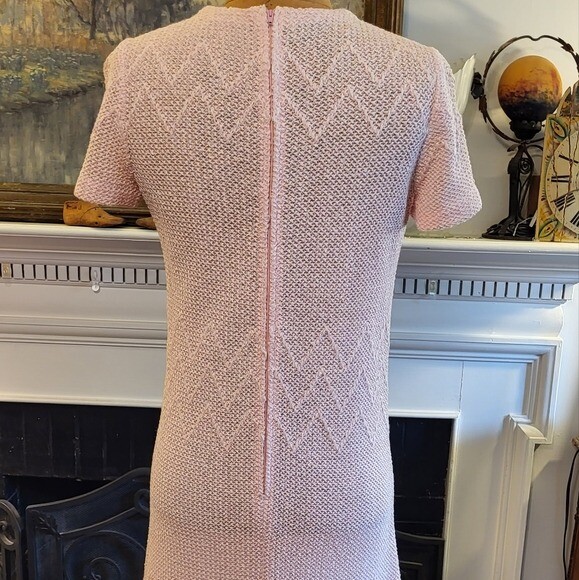 Vintage Dalton Pink Knit Dress Size S