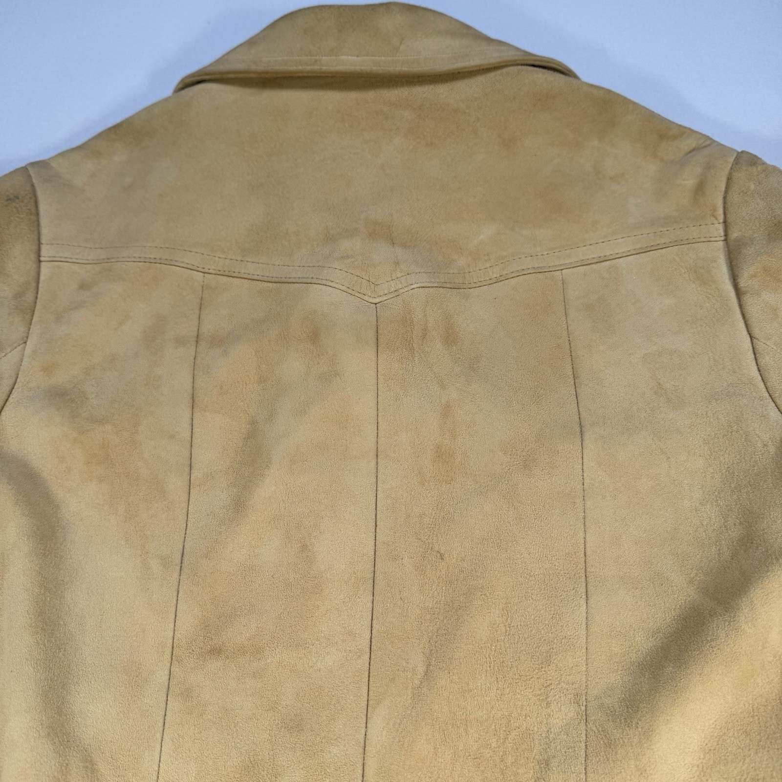 1970s Vintage New England Sportswear Co Suede Jacket Women’s 10 USA Tan