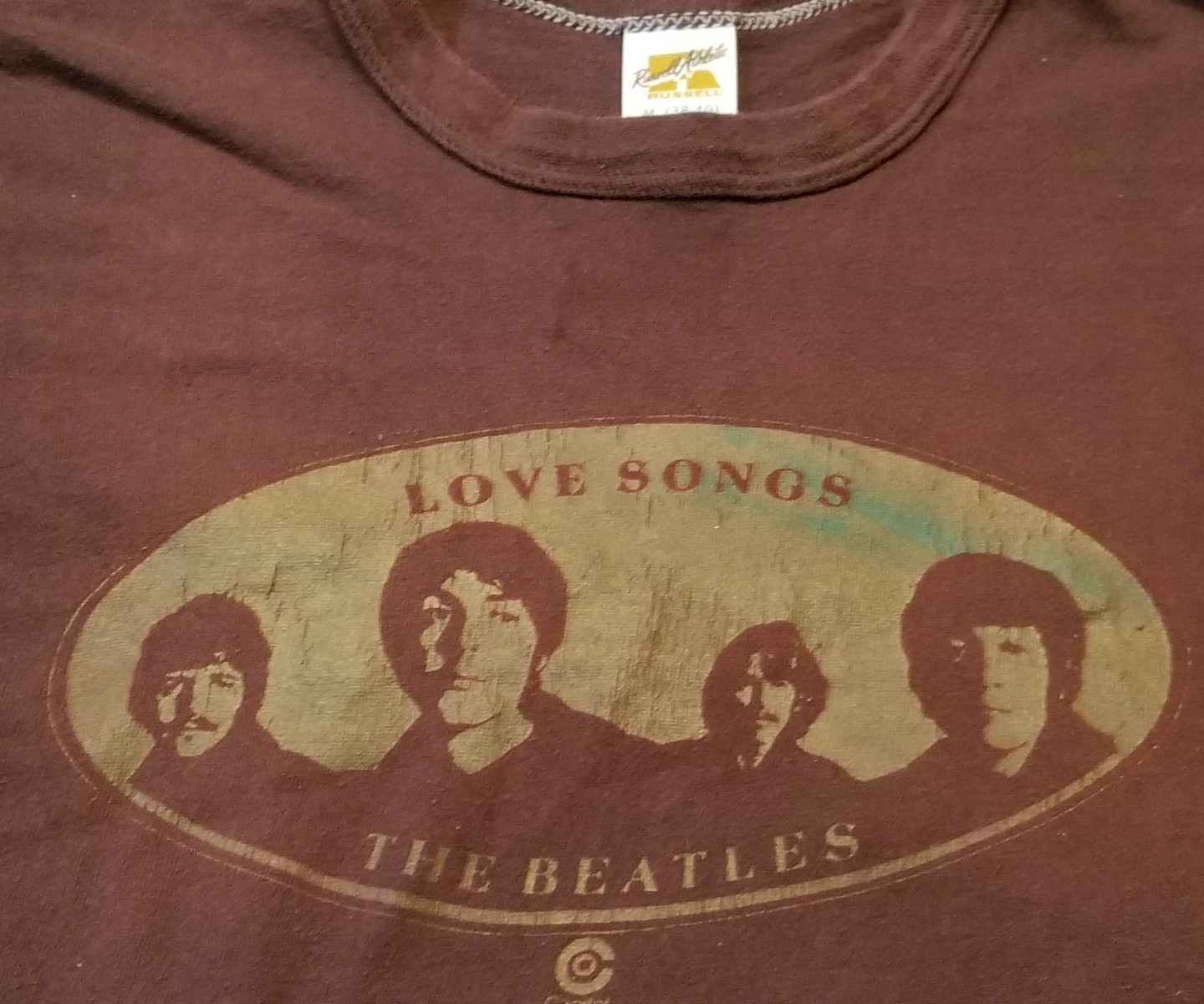 Beatles Capital Records Love Songs Lennon Rock Hippe 60s Paul Vintage T Shirt