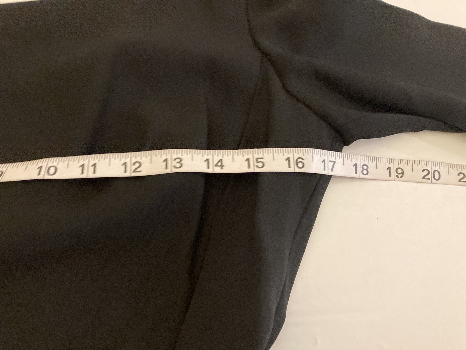 Vintage Another Ann Barry Jr Dress Size 13 Black Draped Back Zippers 60s Goth
