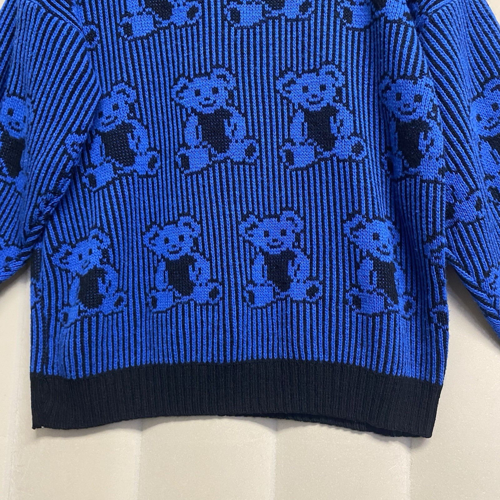 Vintage Adele Knitwear Women’s Sweater Teddy Bear Pullover 1980s 80s