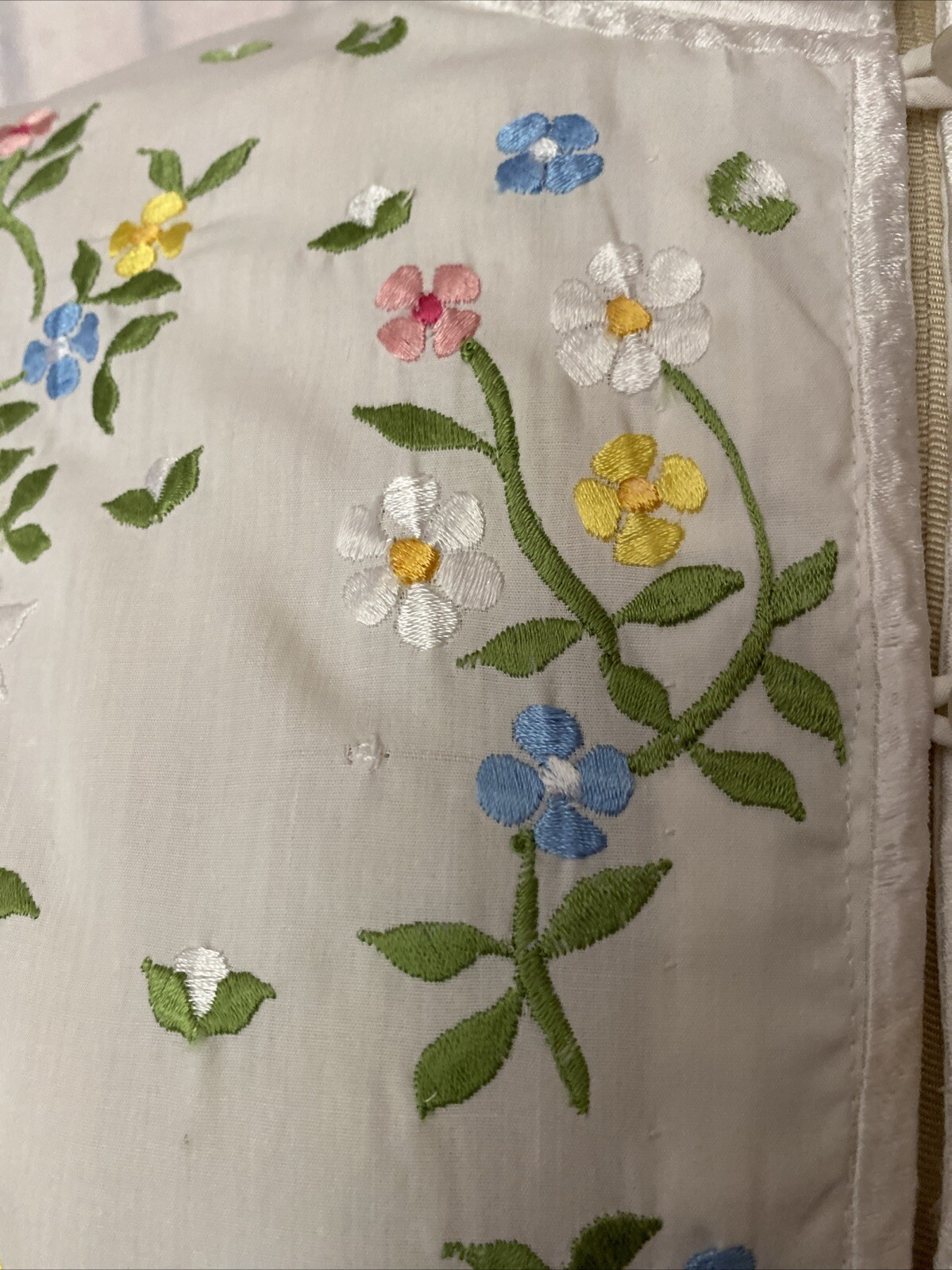Chuchi Phillipines VTG 50/60s Intricately Embroid’d Floral Blouse Wom Estim S/M
