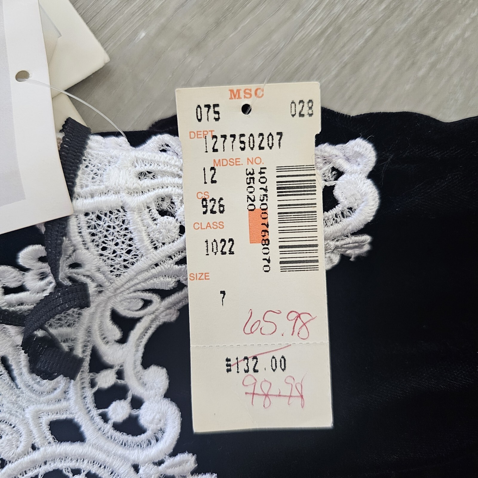 Vtg Jessica McClintock Women Size 7/8 Black With Tulle & 3 Crystals – NWT