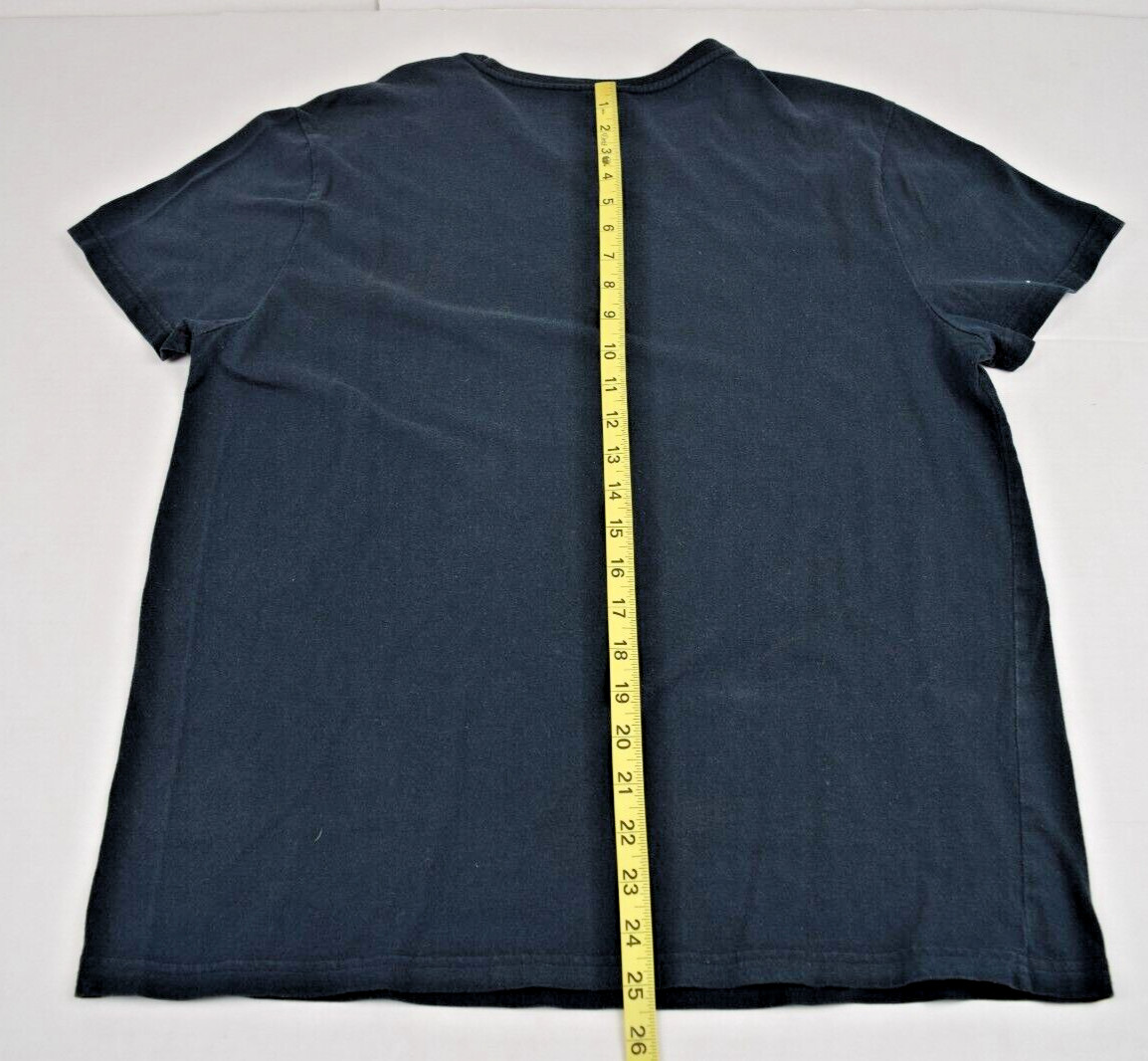 Vintage Polo Ralph Lauren T-Shirt Size M/L 90s Black 381 Wing Sneaker Cap Sleeve