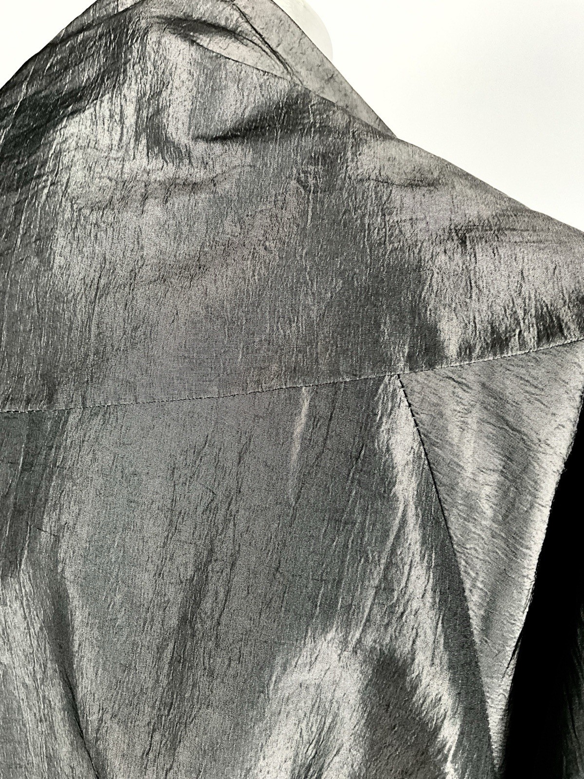 Vintage Early 1980’s Willi Smith WilliWear Taffeta Belted Hourglass Coat