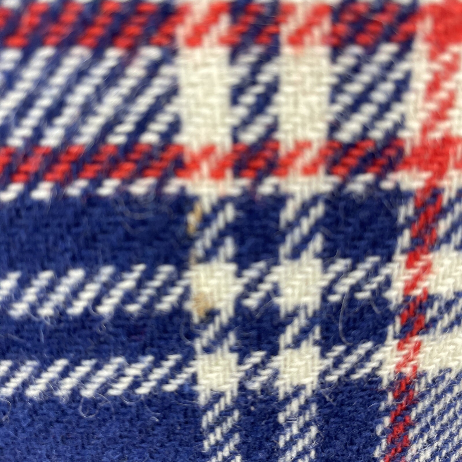Vintage 60 s 70 s Girltown Blue Plaid Jumper Pleated Dress Decorative Pin Grunge