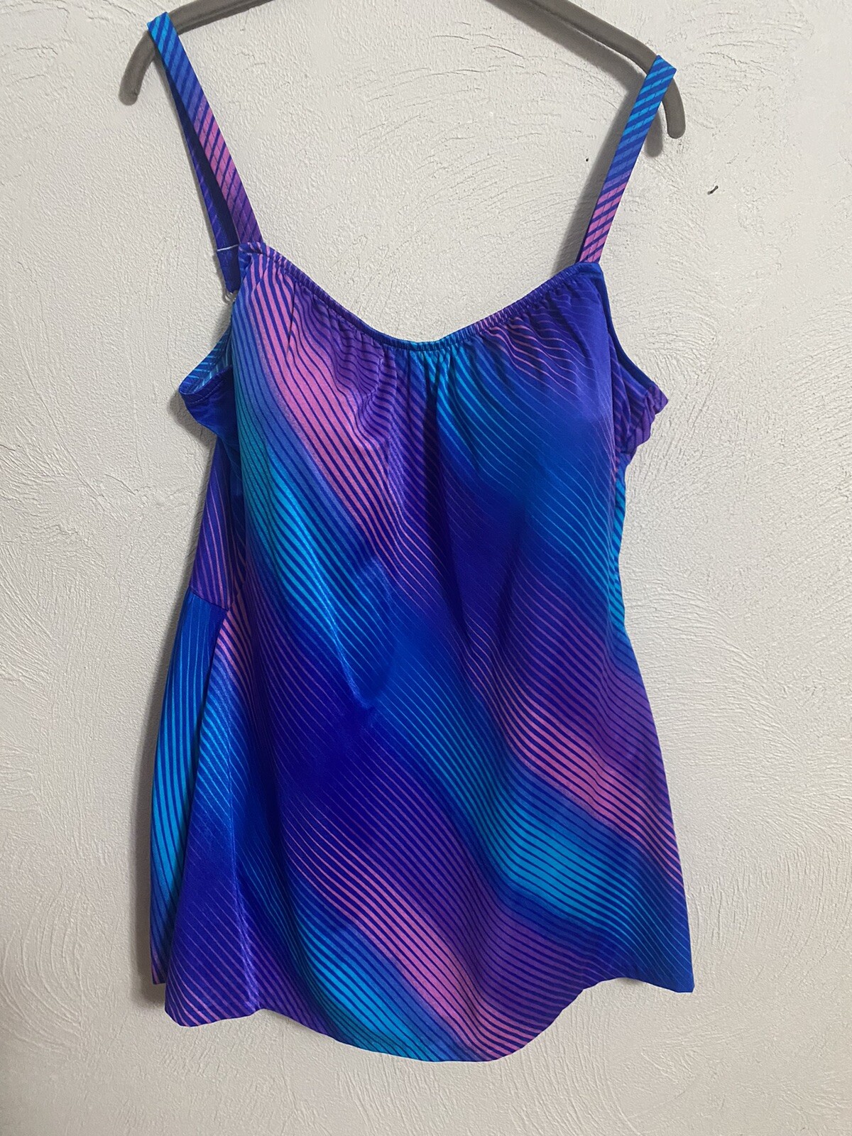 Vintage Robby Len Swimsuit Made in USA Sz 24W Bullet Bra NWT