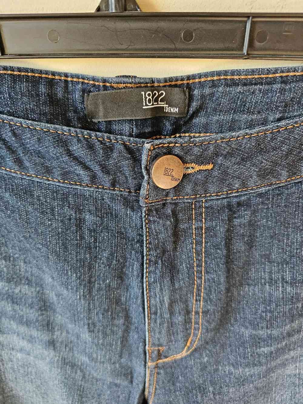 1822 Denim Women Plus 22W Dark Wash Skinny High Rise Stretch Jeans