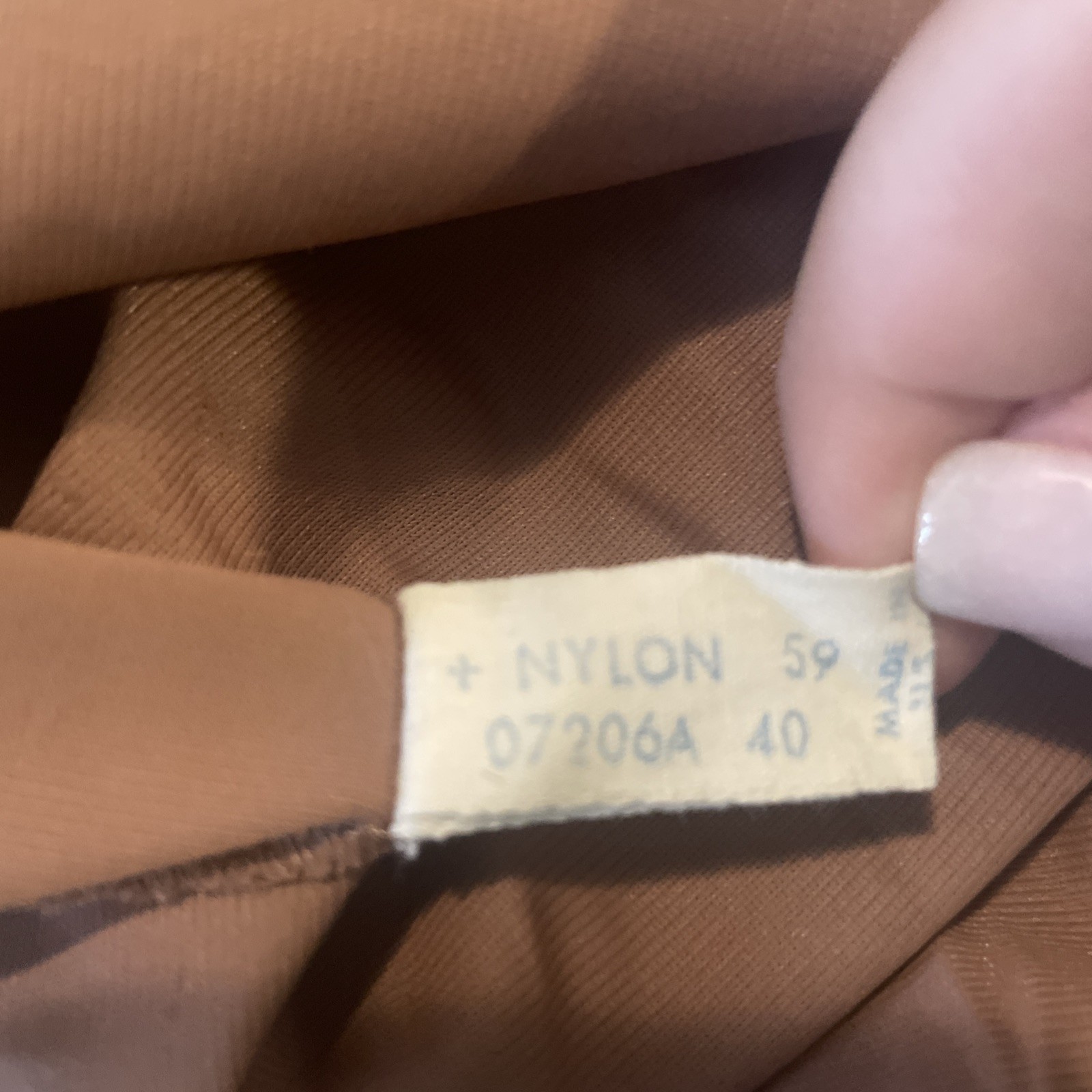 Vintage Van Raalte Suavette Full Slip Mocha Mushroom Brown Lace Size 40, 07206A
