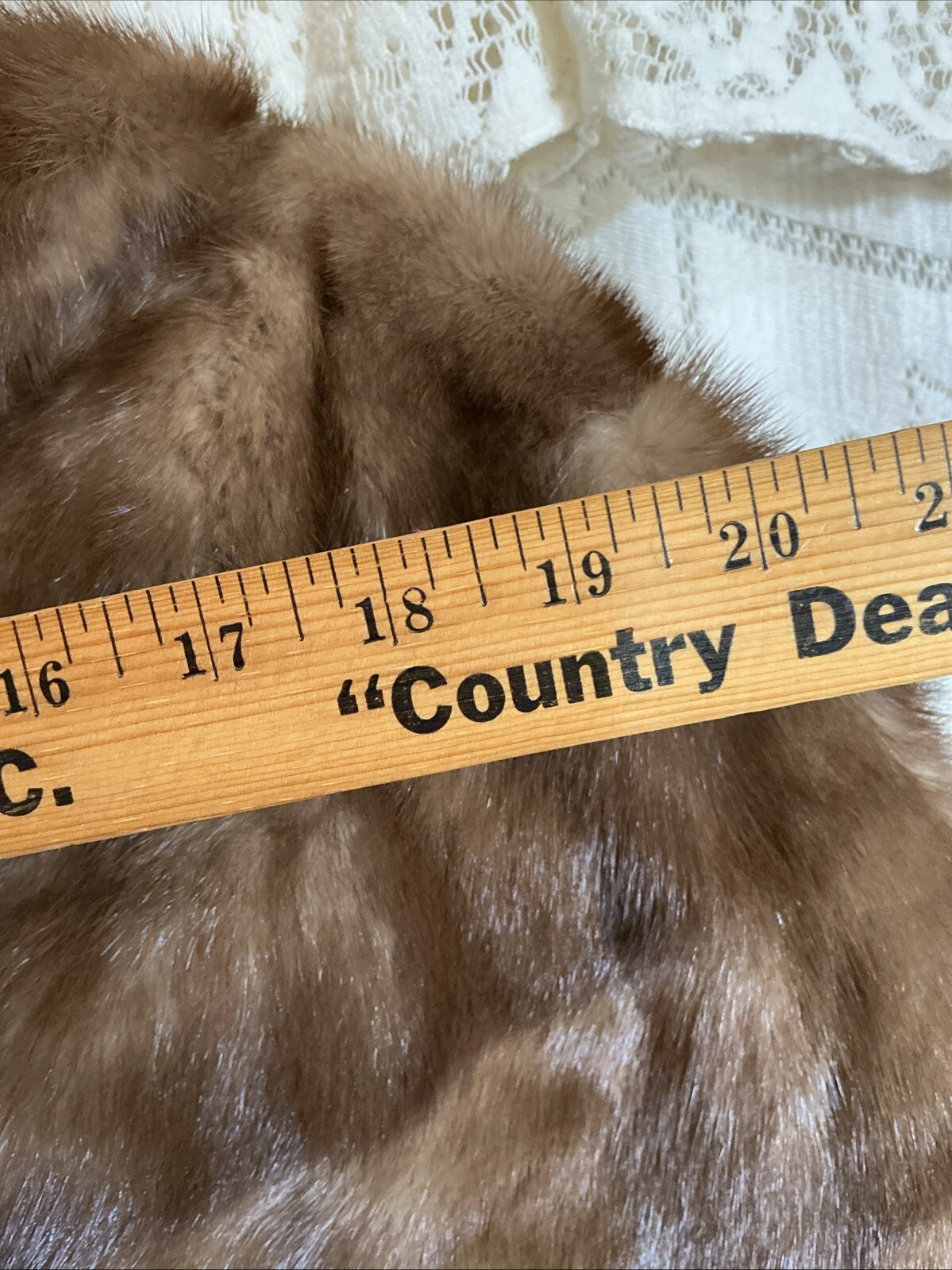 Vintage Elegant Mink Fur Cape Rice’s Fur Salon USA
