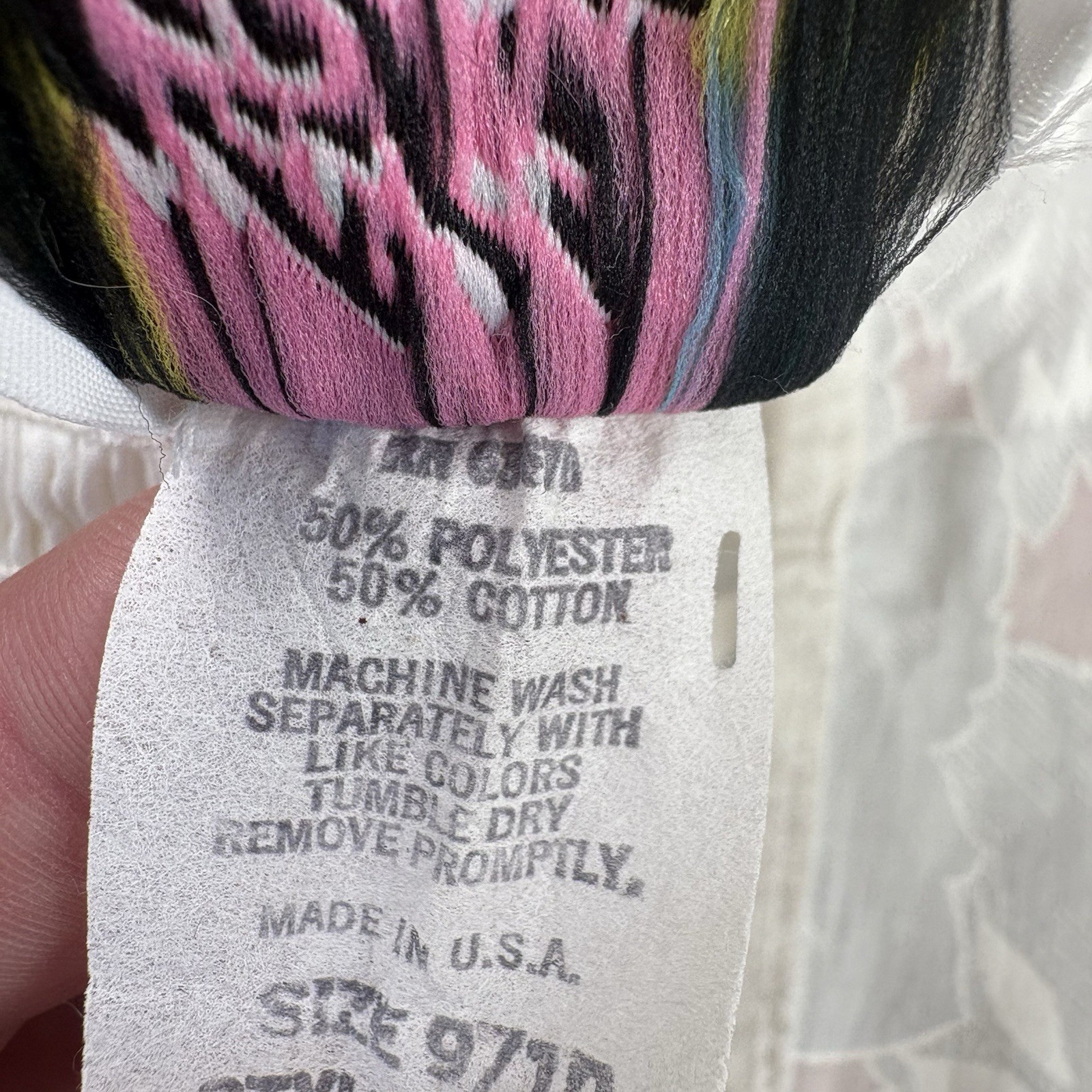 Vintage 80s Wild Dress Floral High Low Prom Dress Pink Ivory 9/10 XS USA Made