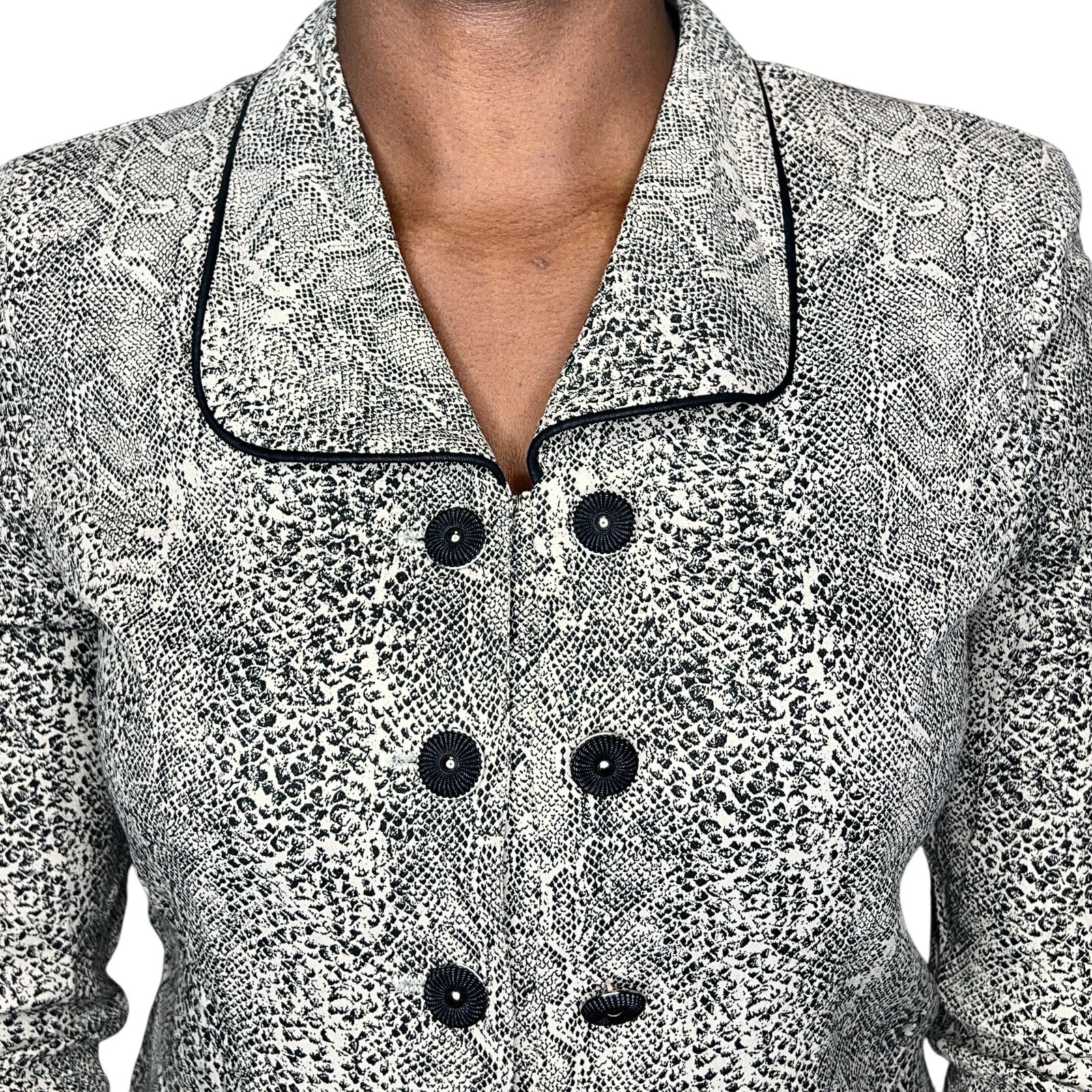Vintage Women Formal Long Sleeve Button Up Collar Blouse
