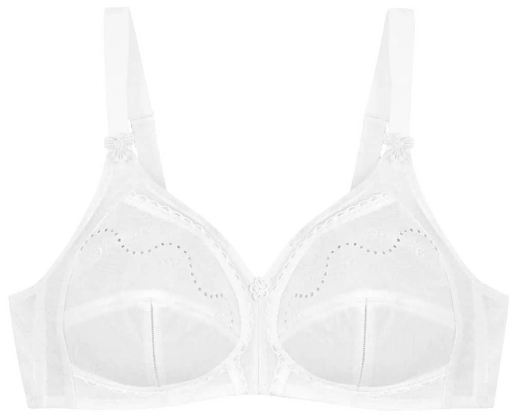 Triumph Womens Doreen Cotton Non Wired Bra – White