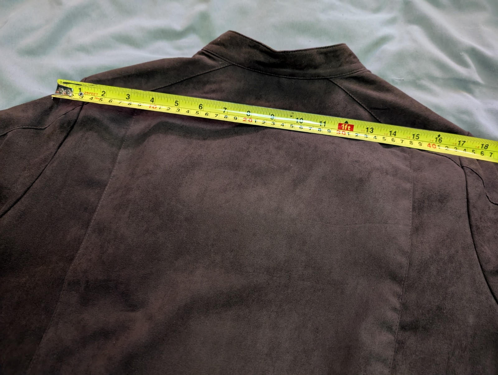 Studio Works Women’s Brown faux Suede Jacket Size 18W