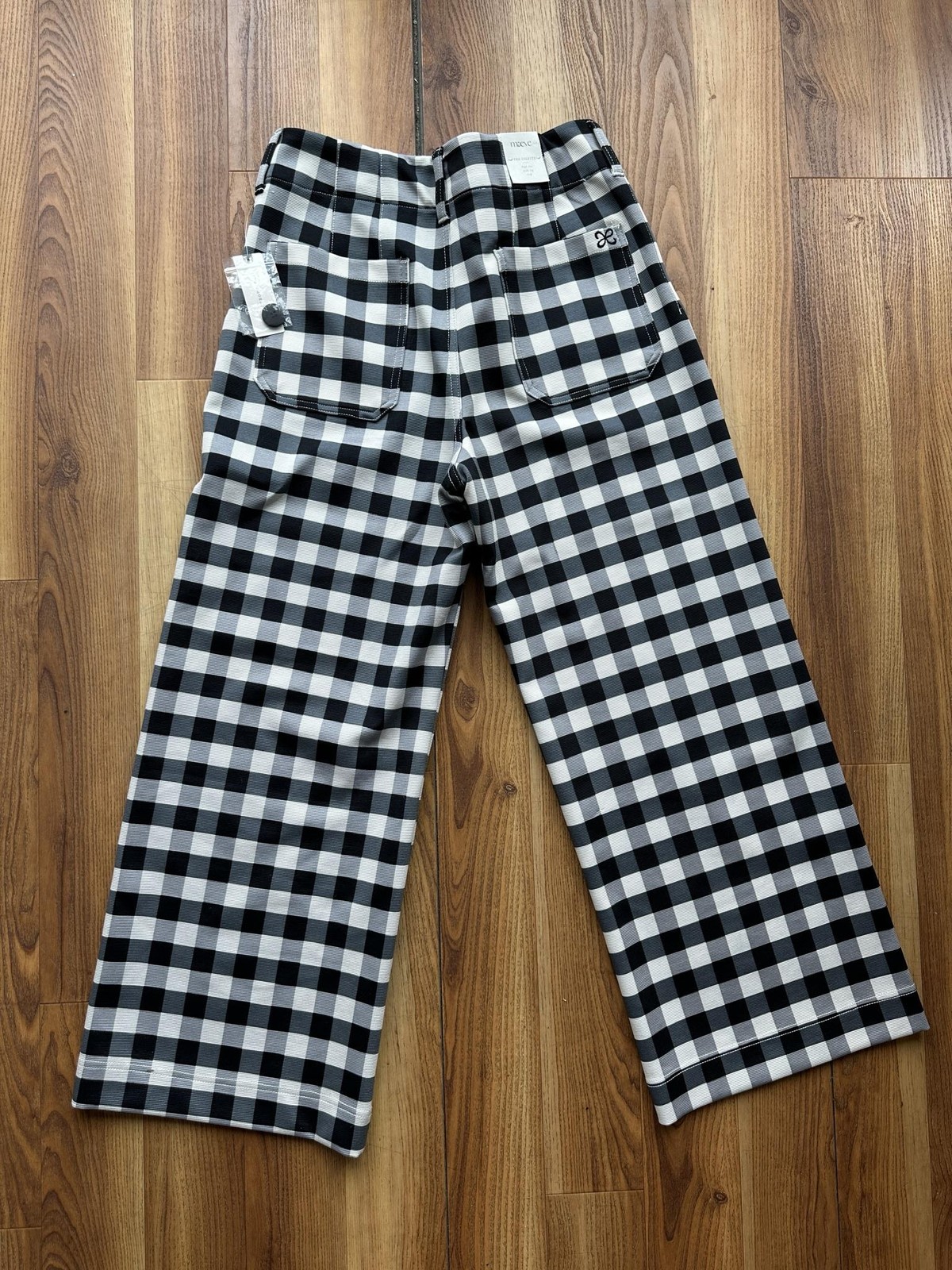 Maeve Pants Womens 29 Black Gingham The Colette Tailored Casual Trousers