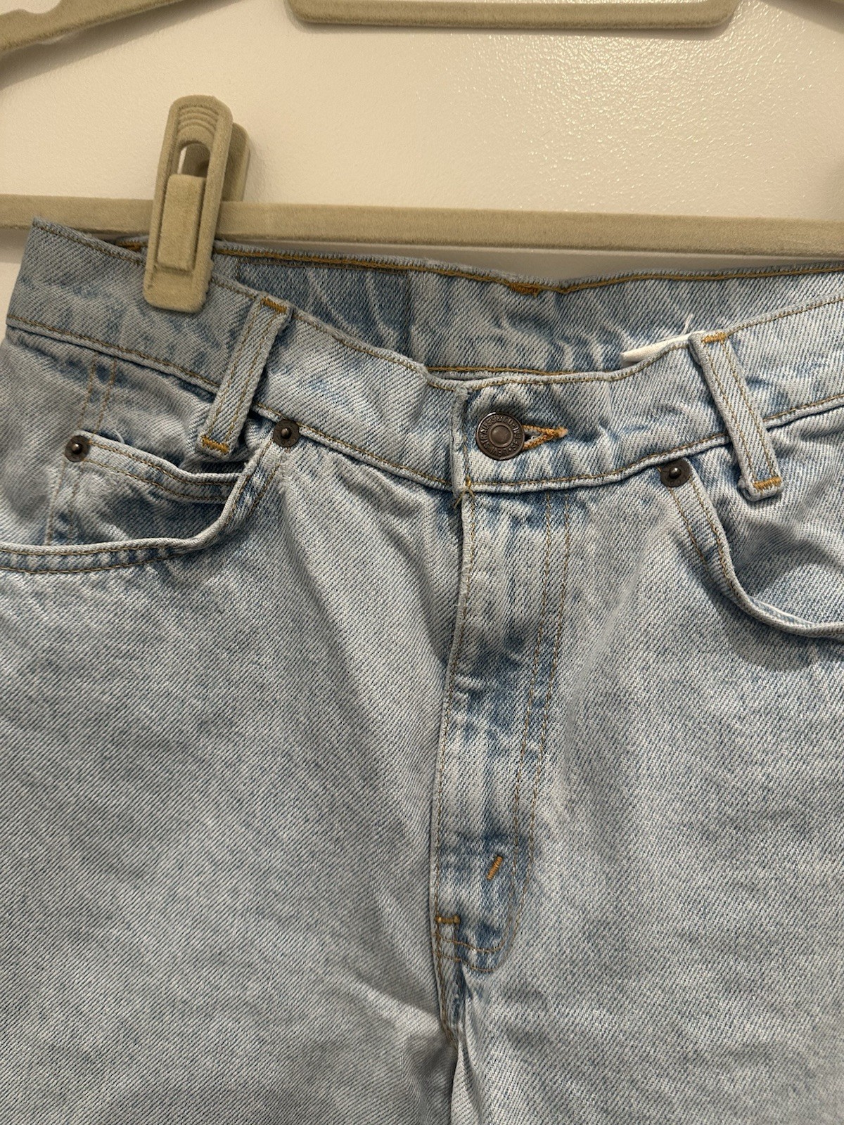 Levi’s 550 Student Fit Orange Tab Denim Jeans Vintage 90s 29x30in