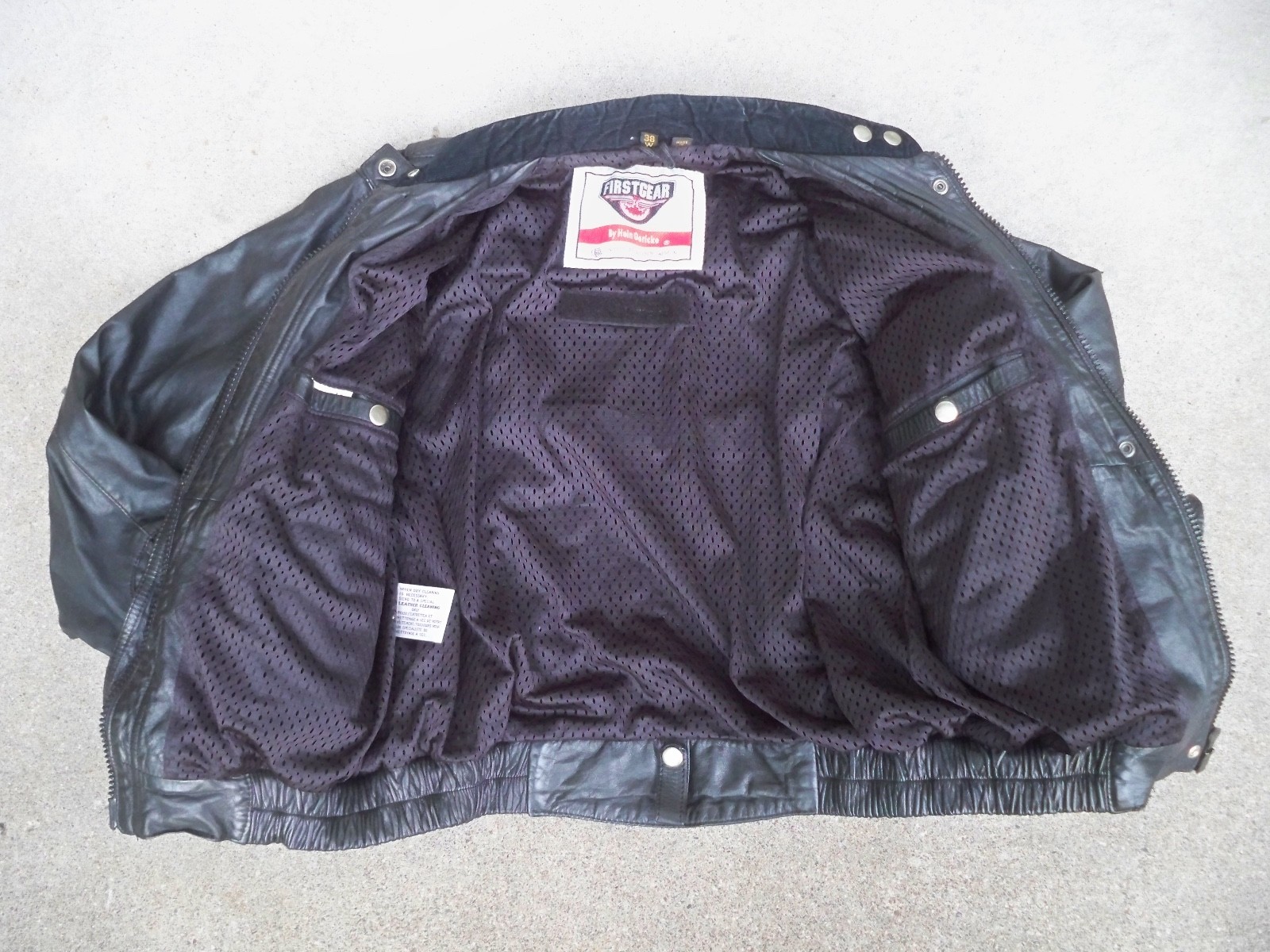 Vtg Hein Gericke Womens Leather Motorcycle Racer Riding Cafe Jacket Coat Biker 6