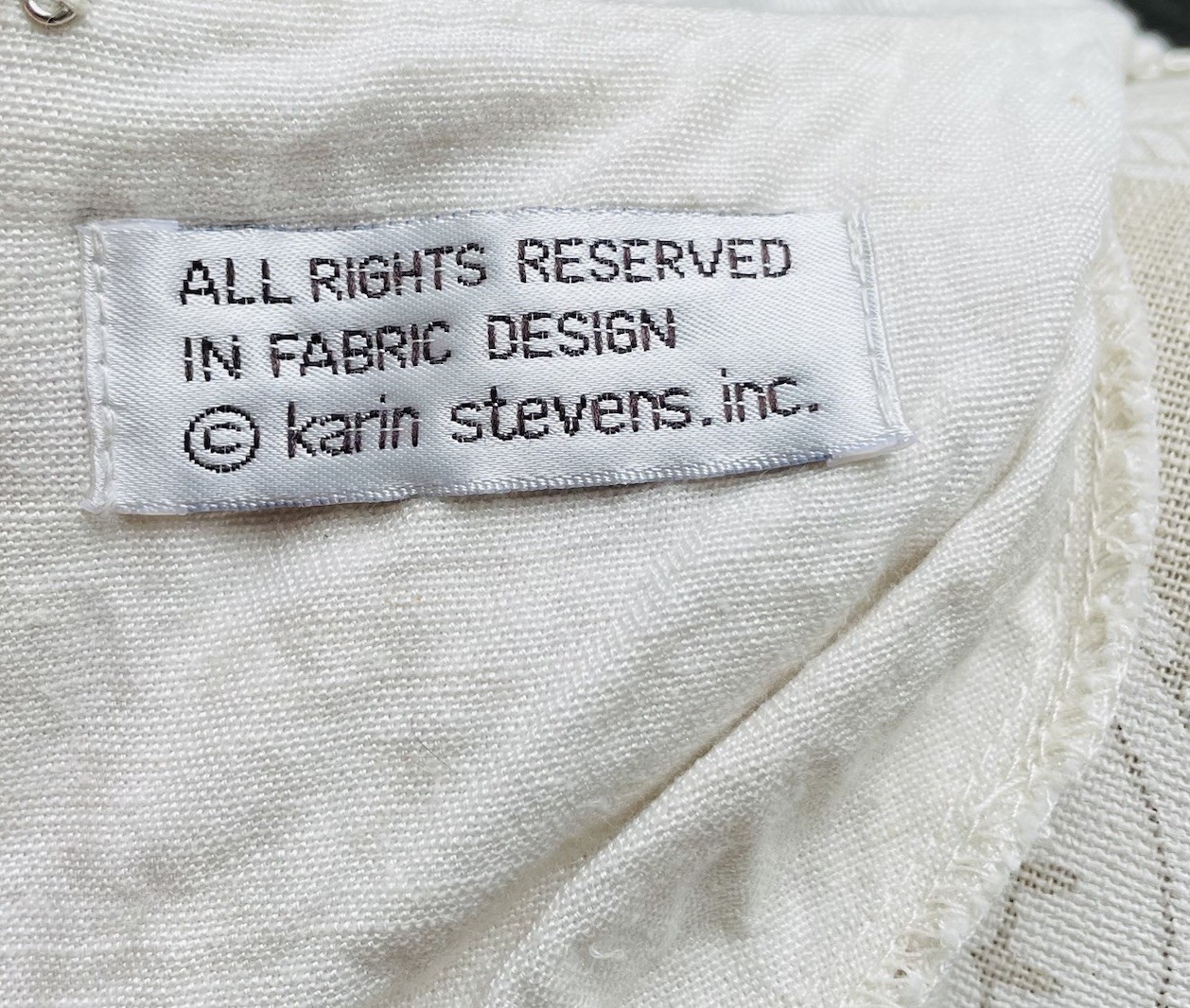 Cottagecore Prairie White Embroidered Midi Dress Pintuck Linen Blend Karin Steve