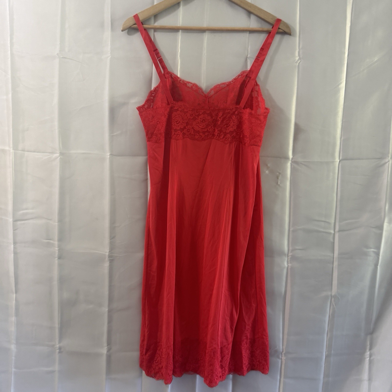 Vintage Gaymode Penneys Red 36 Sexy Intimate Nightgown Honeymoon Babydoll