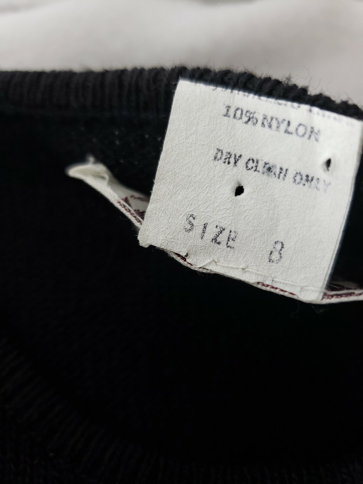 Laura By Alyzia Cardigan womens Sz 8 Sweater black Buttons Vtg Career church