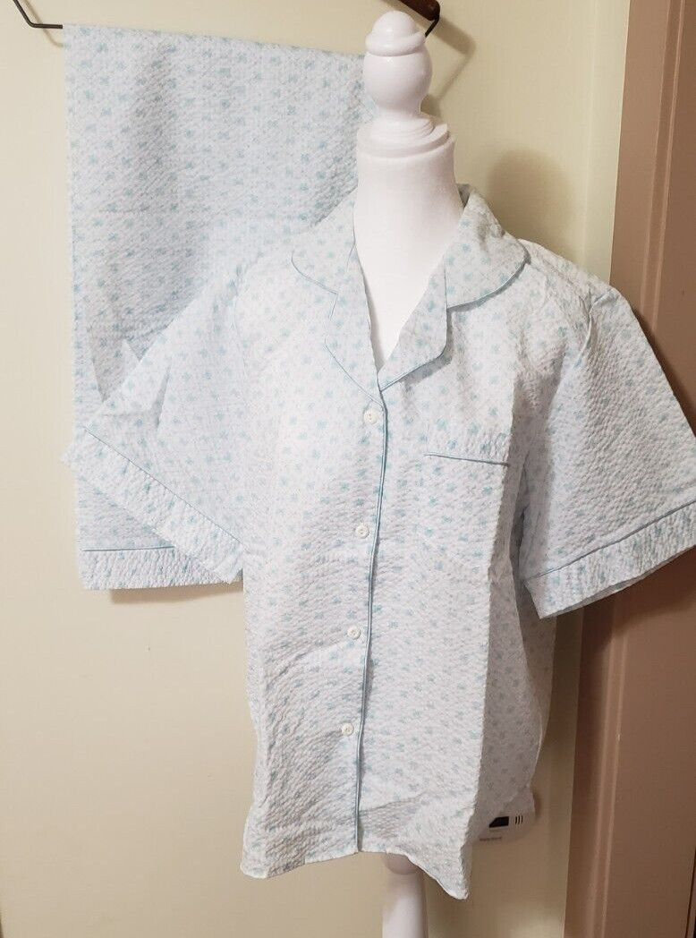 Vintage Carriage Court Womens Pajama short sleeve Set size S New no tags