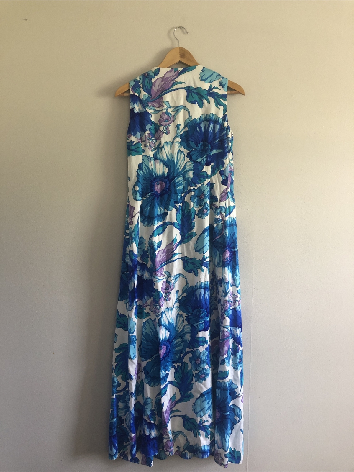 Vintage 60s 70s McInerny by Sydney Honolulu Hawaiian Maxi Dress Size 8 Small
