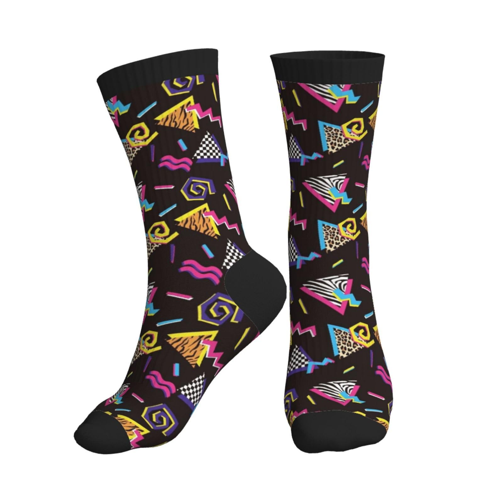 XUESILKO Classic Retro 80s 90s Funny Socks for Women One Size,