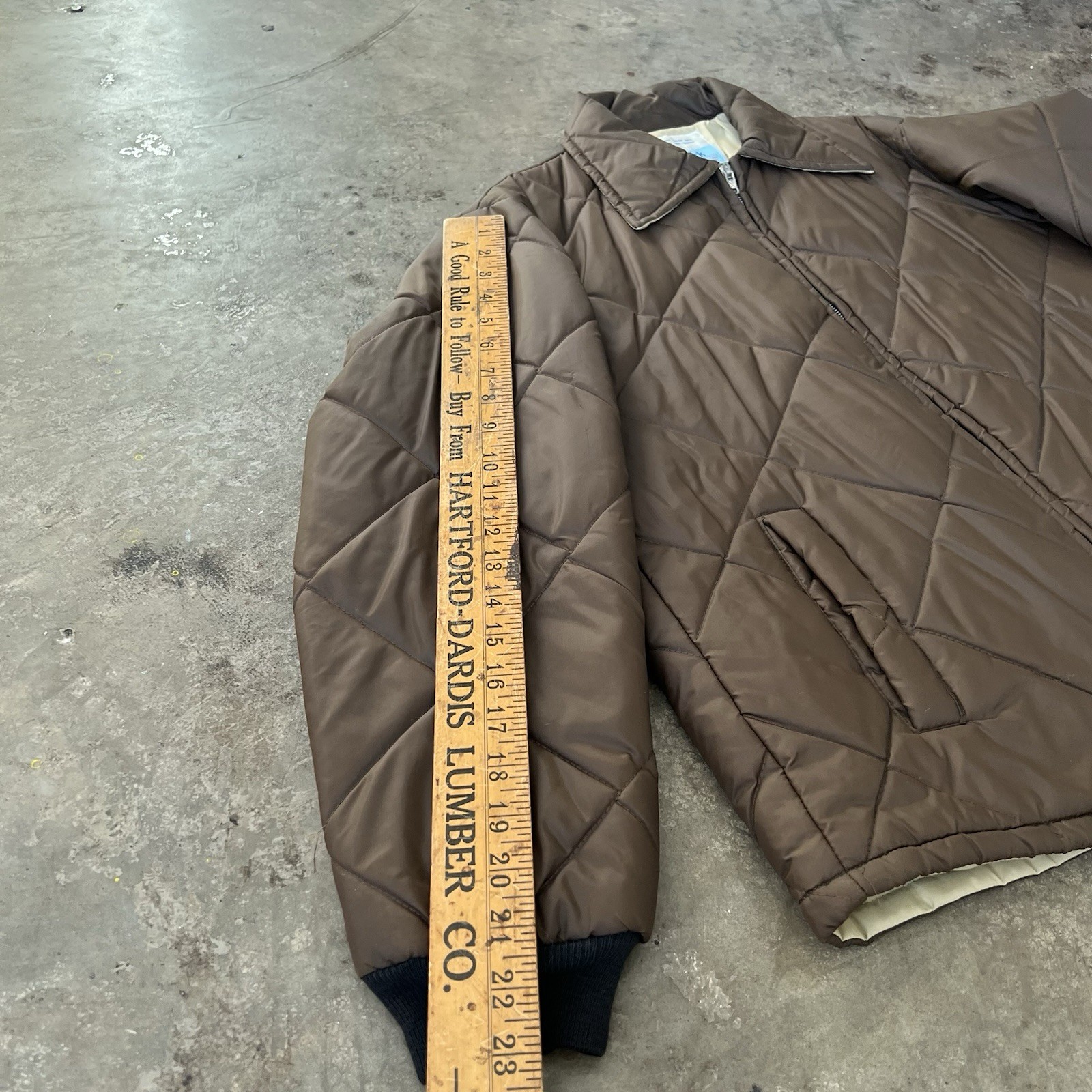 Vintage 70S Seers Work Leisure Women’s Puffer Jacket M/L Classic Fashion Vtg Ret