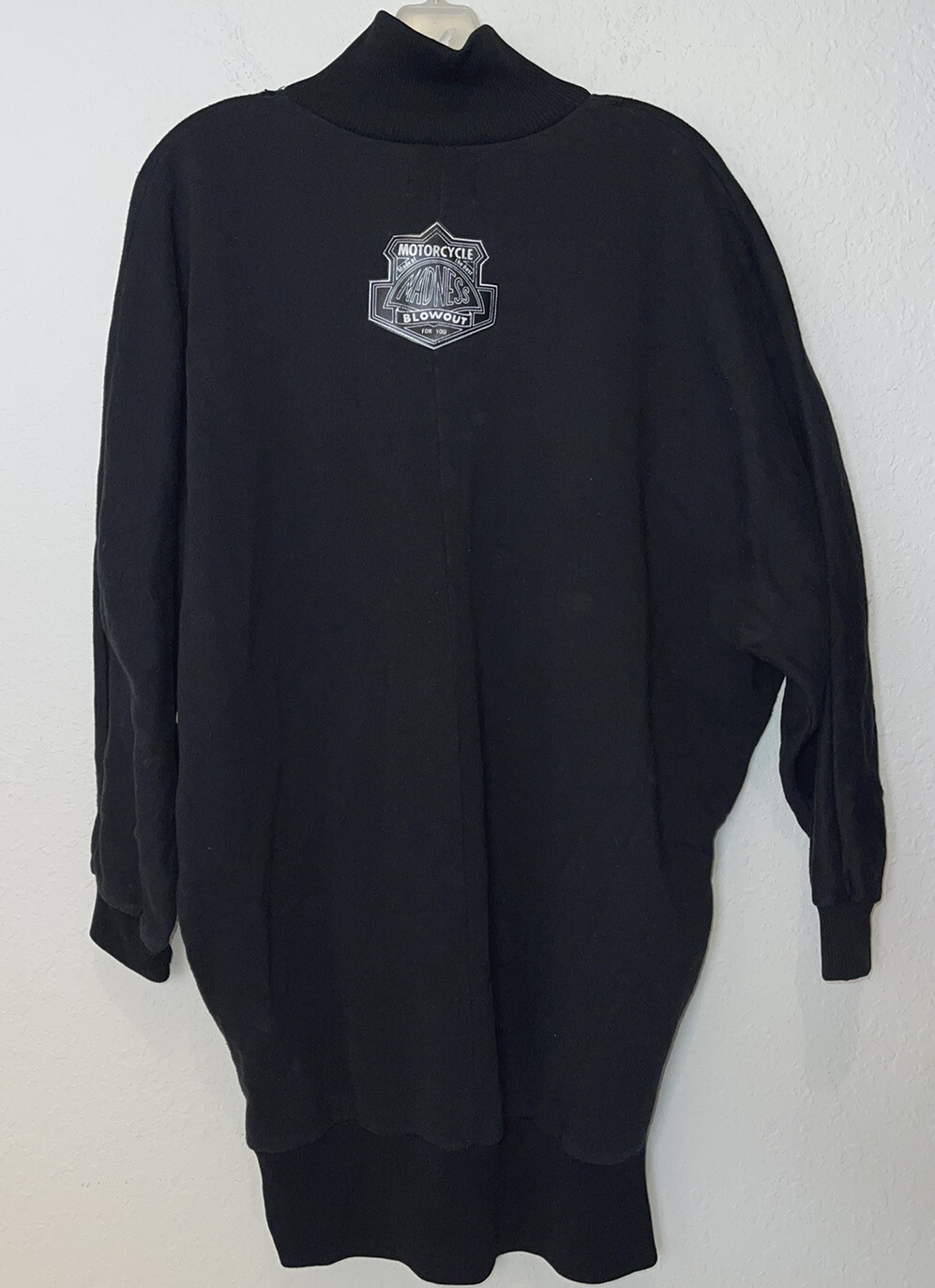 Vtg 80’s Blowout LA – Motorcycle Madness – American Wear 30”W x 34”L Sweatshirt