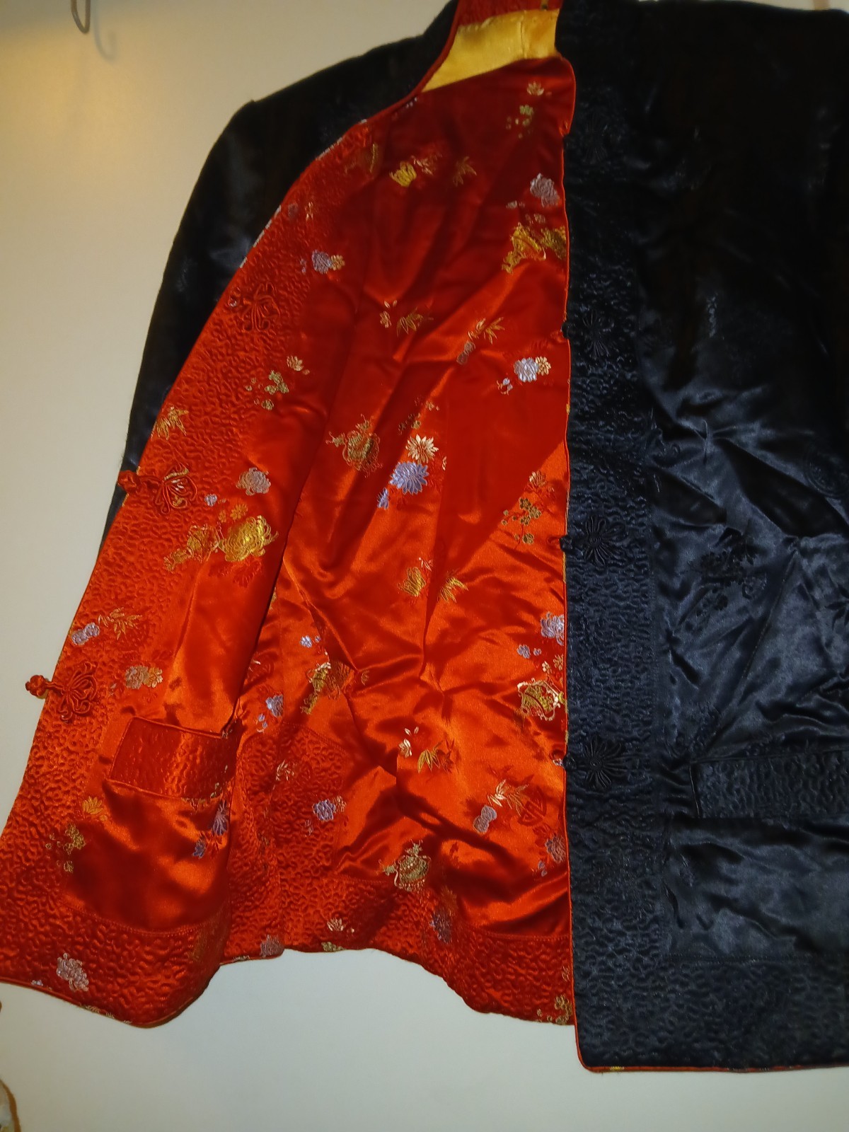 Vintage Oriental Reversable Padded Jacket
