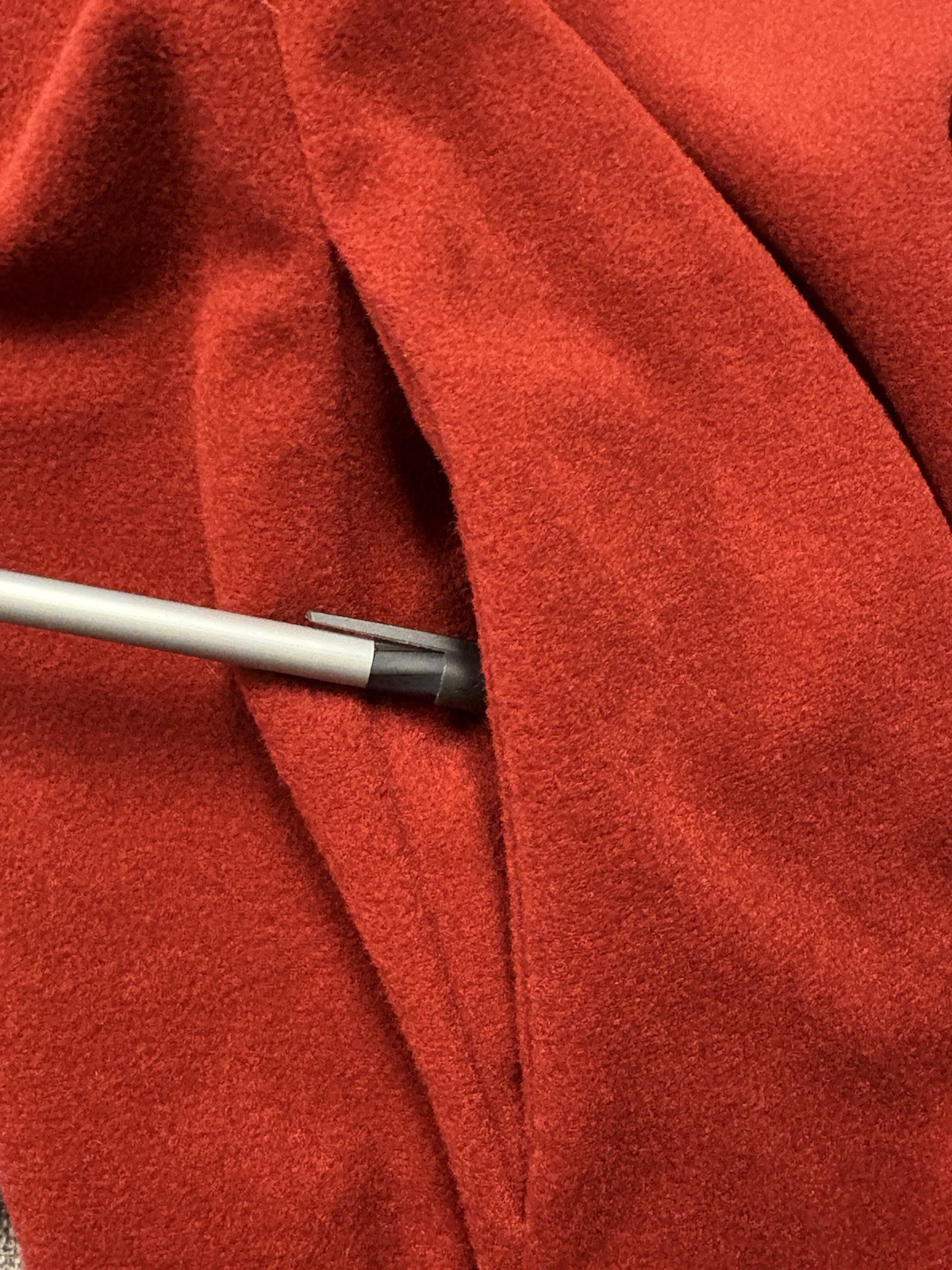Vintage 1970s Vassarette Velour Zip Up Lounge Robe Large Burgundy Housecoat