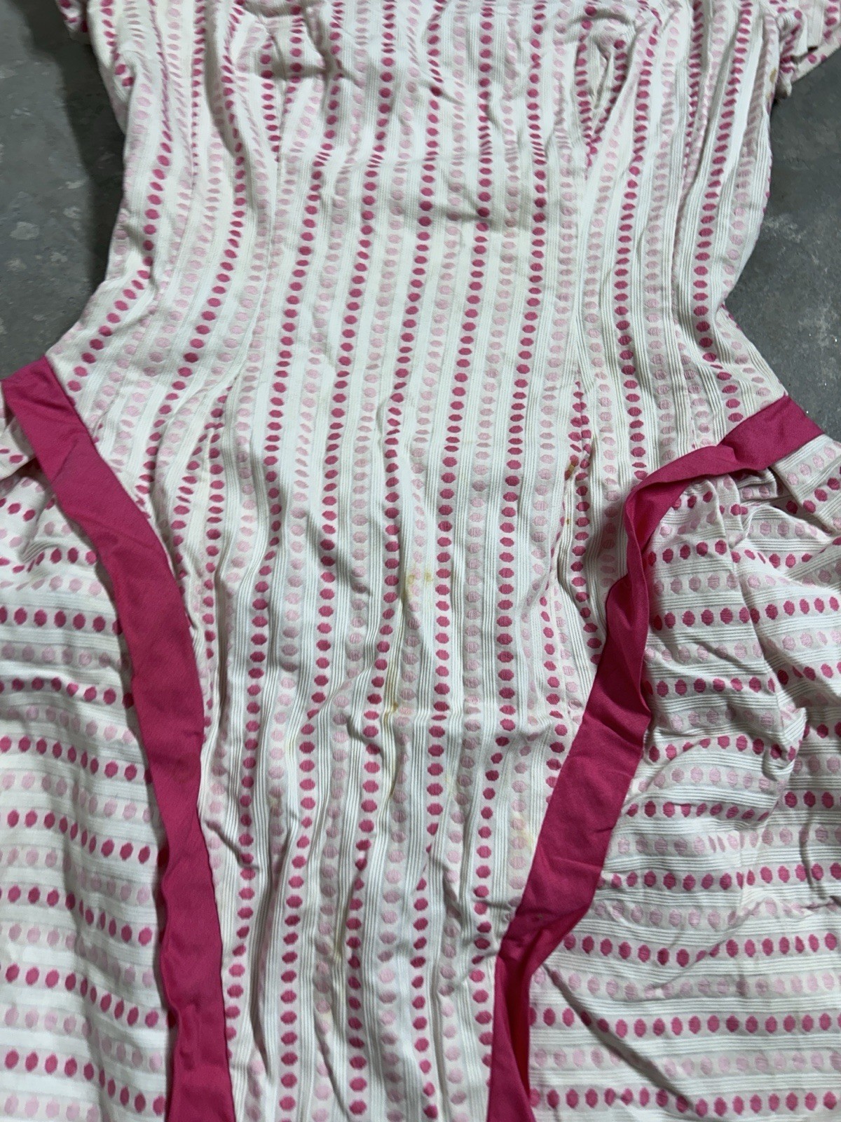 Vintage 50’s Pat Premo California Dot Cotton Dress Women’s Size 10