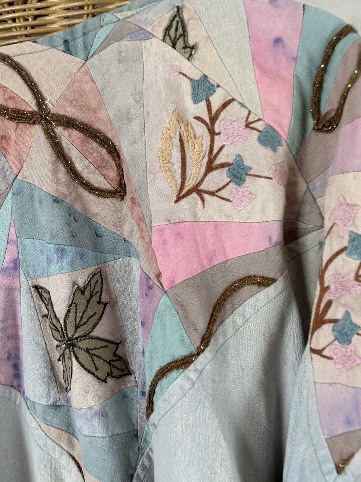 Lim’s distressed vintage jacket