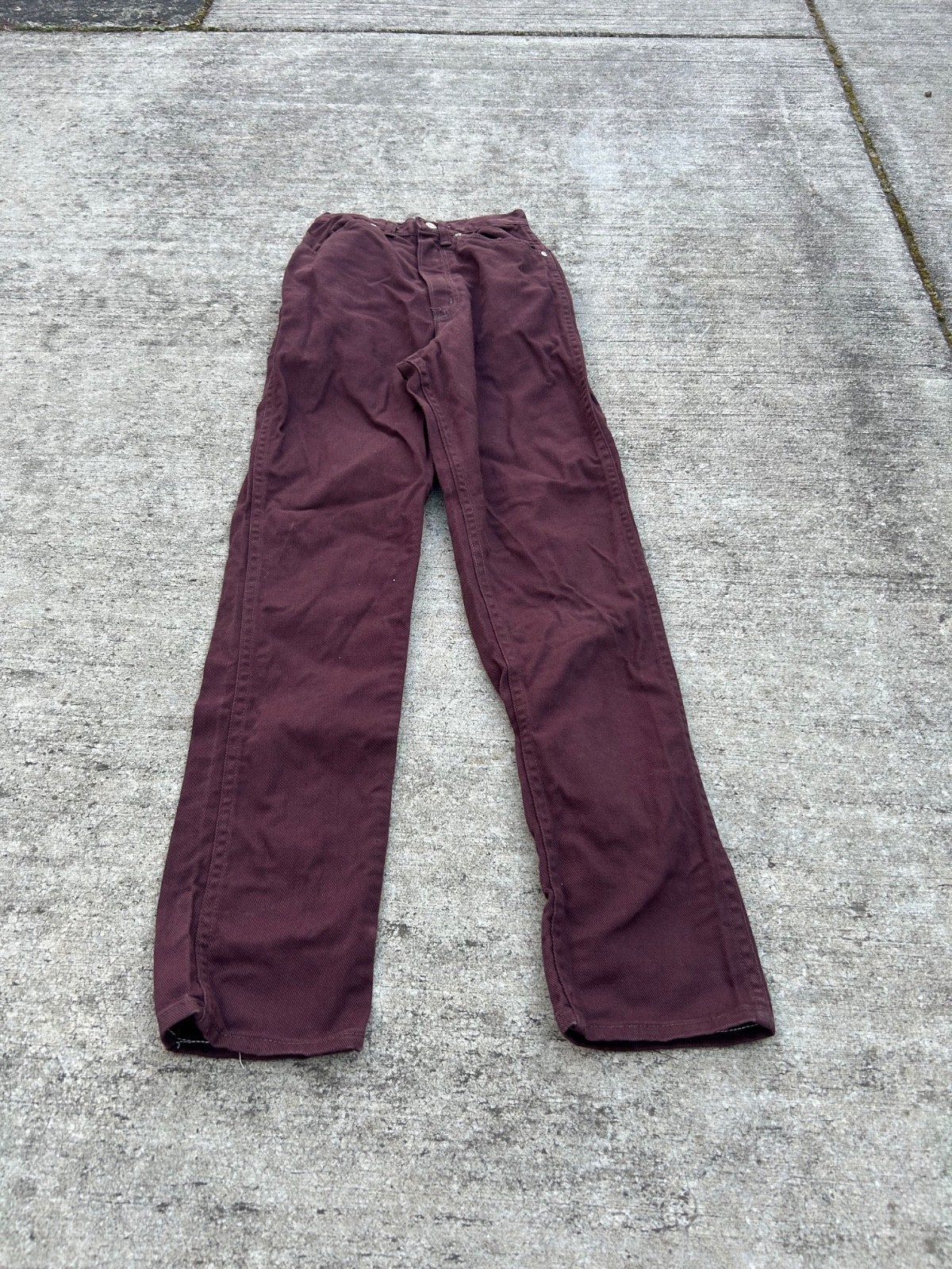 Vintage 60s/70s Wrangler Sanforized Misses Size 9/10 Regular USA Jeans 20×27