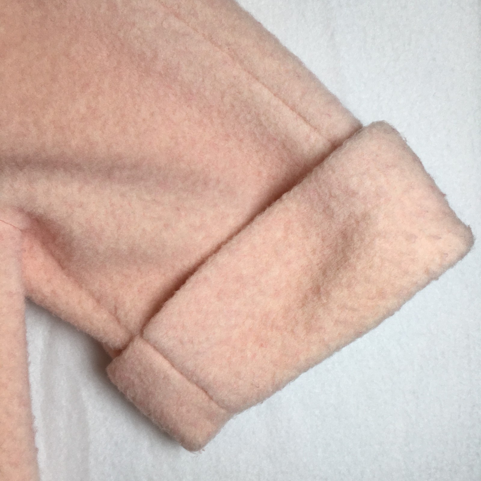 Vintage Pink Bolero Rhapsody Womens Shrug Cropped Jacket 1960s Style Cuffed