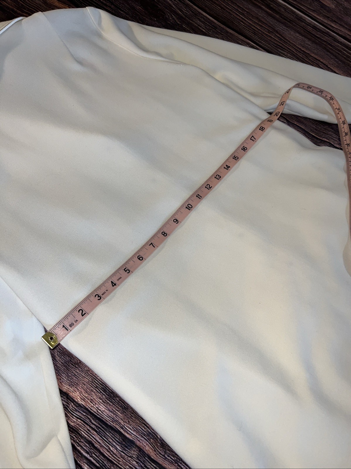Vintage Custom Tailored By Nardis Of Dallas Blazer Jacket & Skirt Set Cream