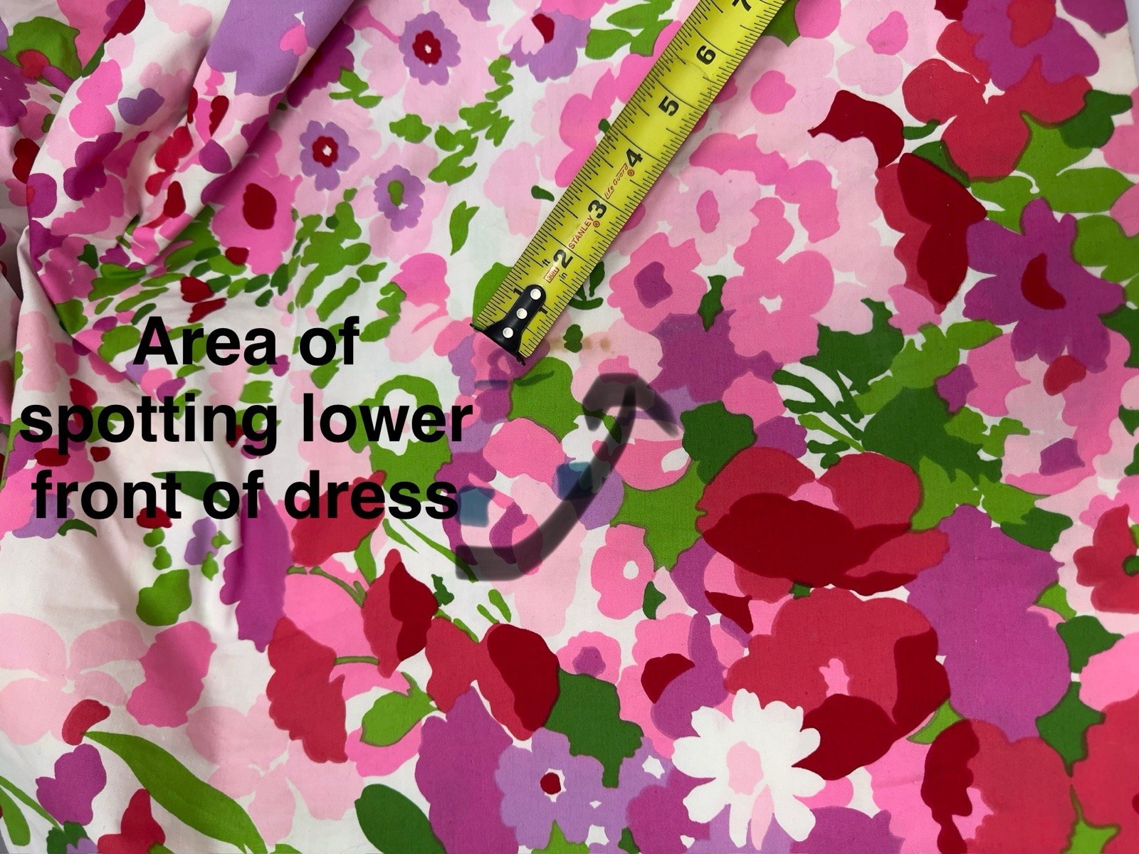 Vintage California Poppy Bright Floral Maxi Sun Dress 1960s Tag Sz 12 See Sizing