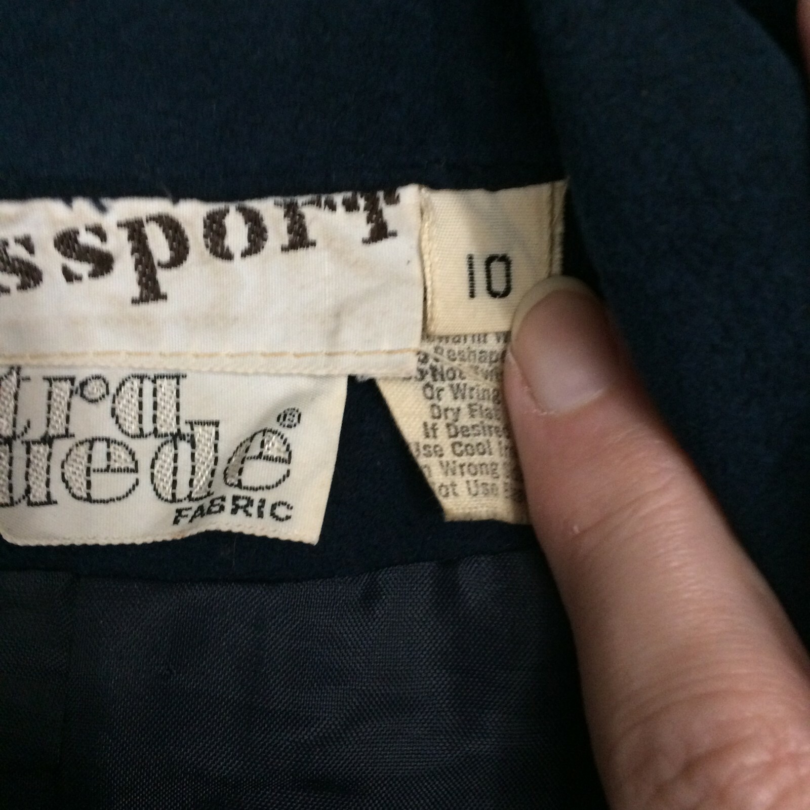 Vintage BlassSport Blue Ultra Suede Blazer Skirt Suit, Blazer Bill Blass, 10