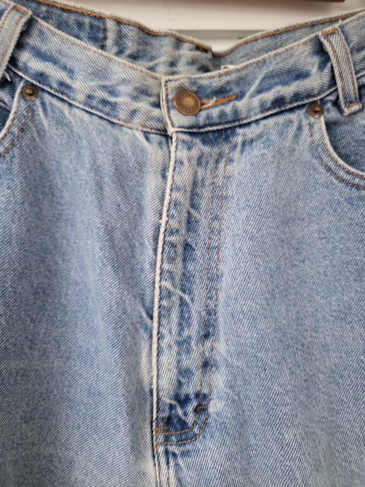 Vintage 80’s Fresno Light Wash High Waist Mom Tapered Jeans 28×30