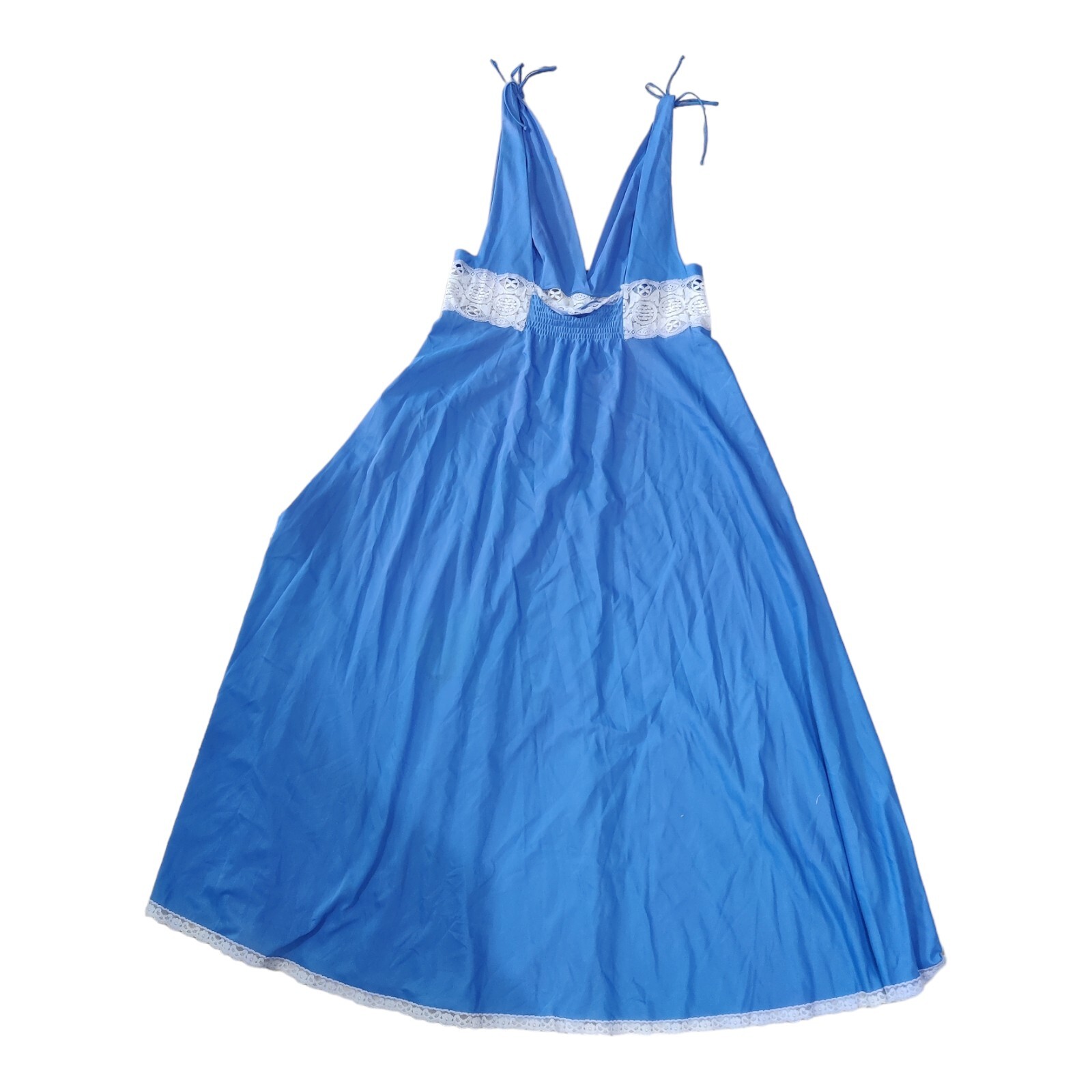 Claire Sandra Lucie Ann Beverly Hills Blue Night Gown Dress NO SIZE