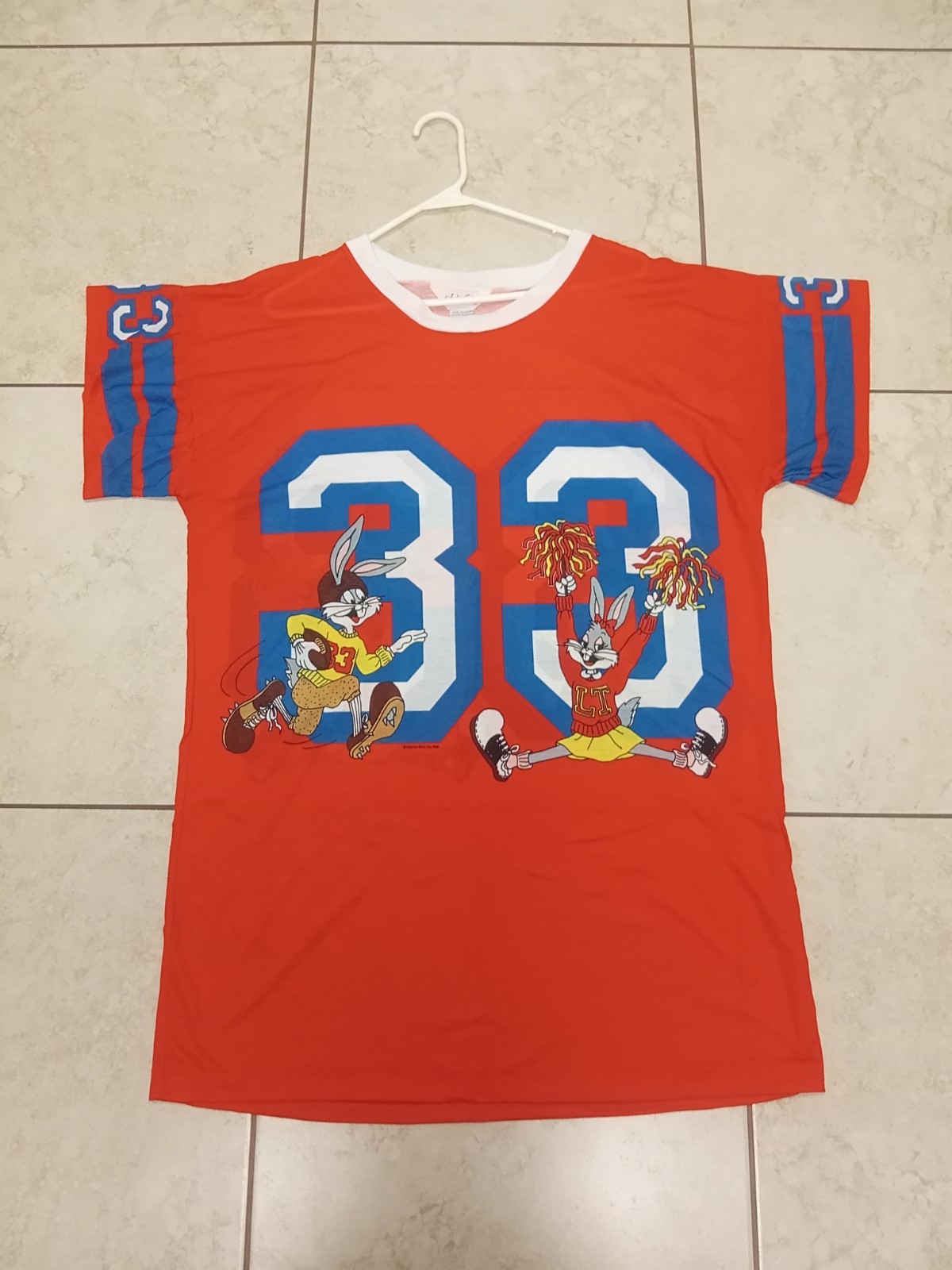 Bugs Bunny Looney Tunes 1986 Sleep Shirt Single Stitch SEE MEASUREMENTS One Size