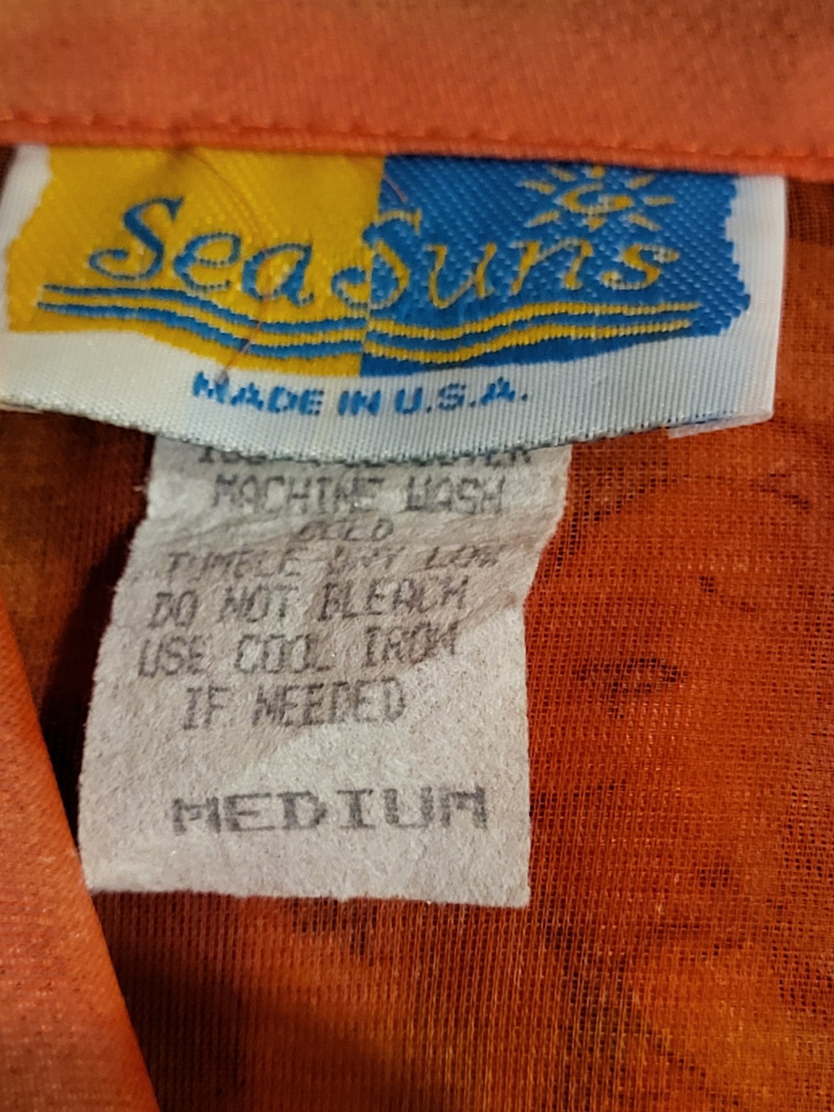 Sea Suns Vtg 80s Sheer Sunflower Themed Maxi Shirt Dress Medium