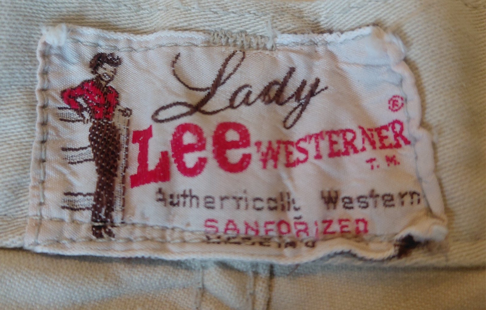 Vintage 50’s 60’s Lady Lee Westerner Authentic Western Sanforized Cutoff Shorts