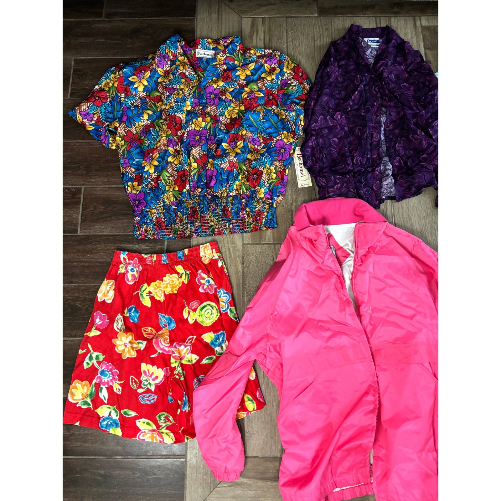 Vtg 90s Womens Clothing Lot 8pc NOS Pendleton Floral Skirts Blouses Windbreaker