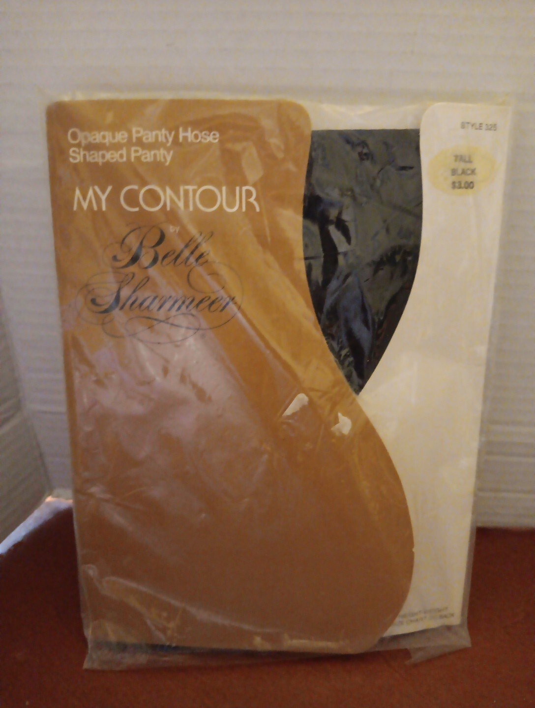 My Contour By Belle Sharmeer Panty Hose Tall Black Style 325