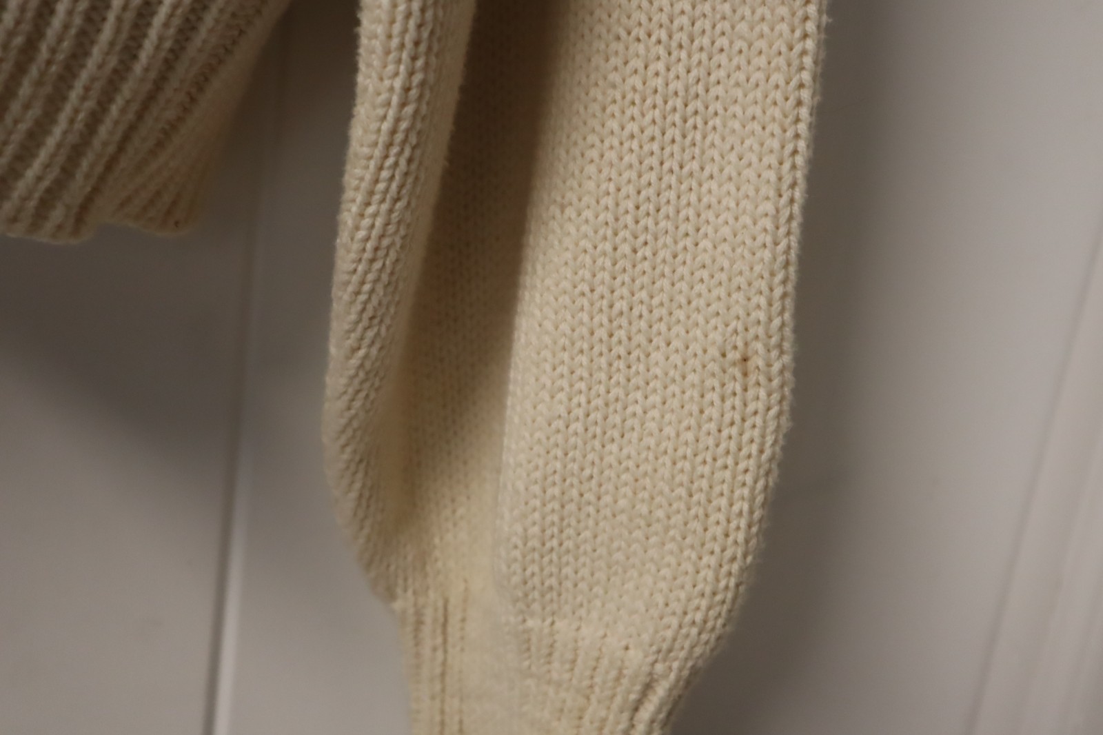 Vintage 1990s Sarah Arizona womens ivory cotton cardigan sweater S/M (USA)