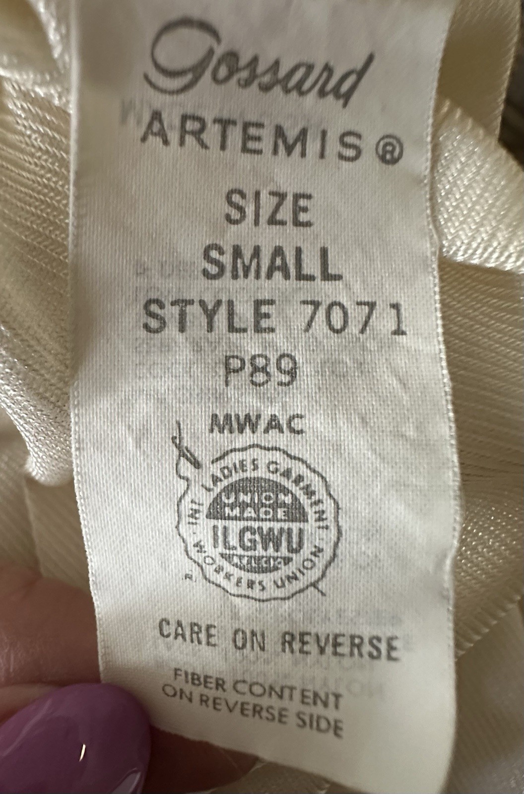 Vtg Gossard Artemis Peignoir Set Yellow Nylon Nightgown & Robe Size Small