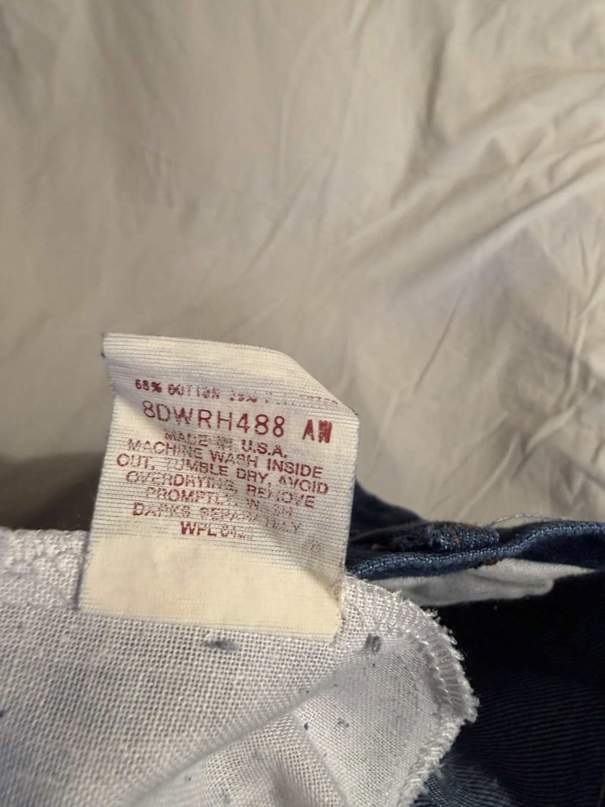 Girls Vintage Rustler USA W 20” Inseam 21” Dark Rare