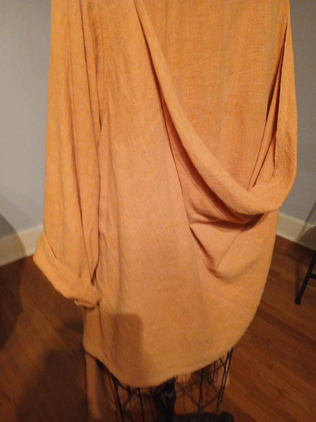 Vtg 1990s Sangam Imports Pumpkin Culotte-Skirt & Chic Jacket India S/L