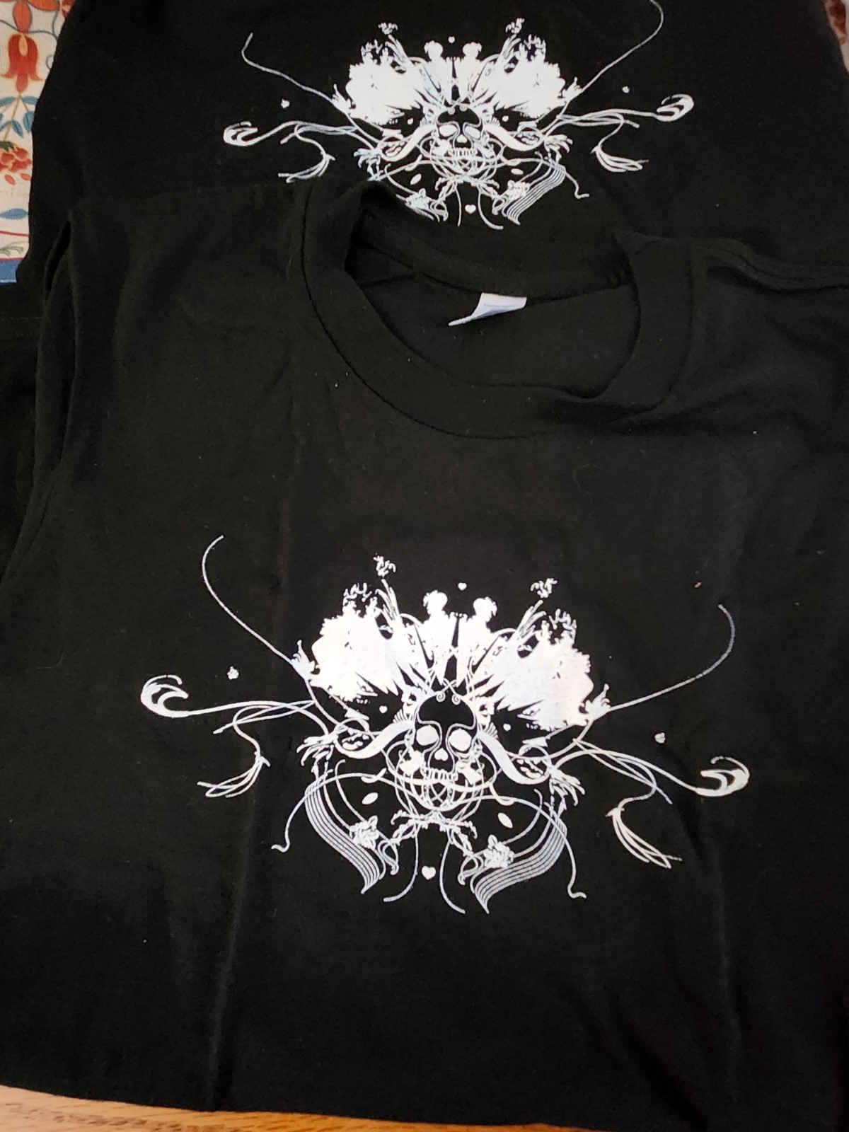 4 NOS VTG AMERICAN APPAREL CLASSIC GIRL M/OS T SHIRT ROR-SHAK BRITISH CONCERT